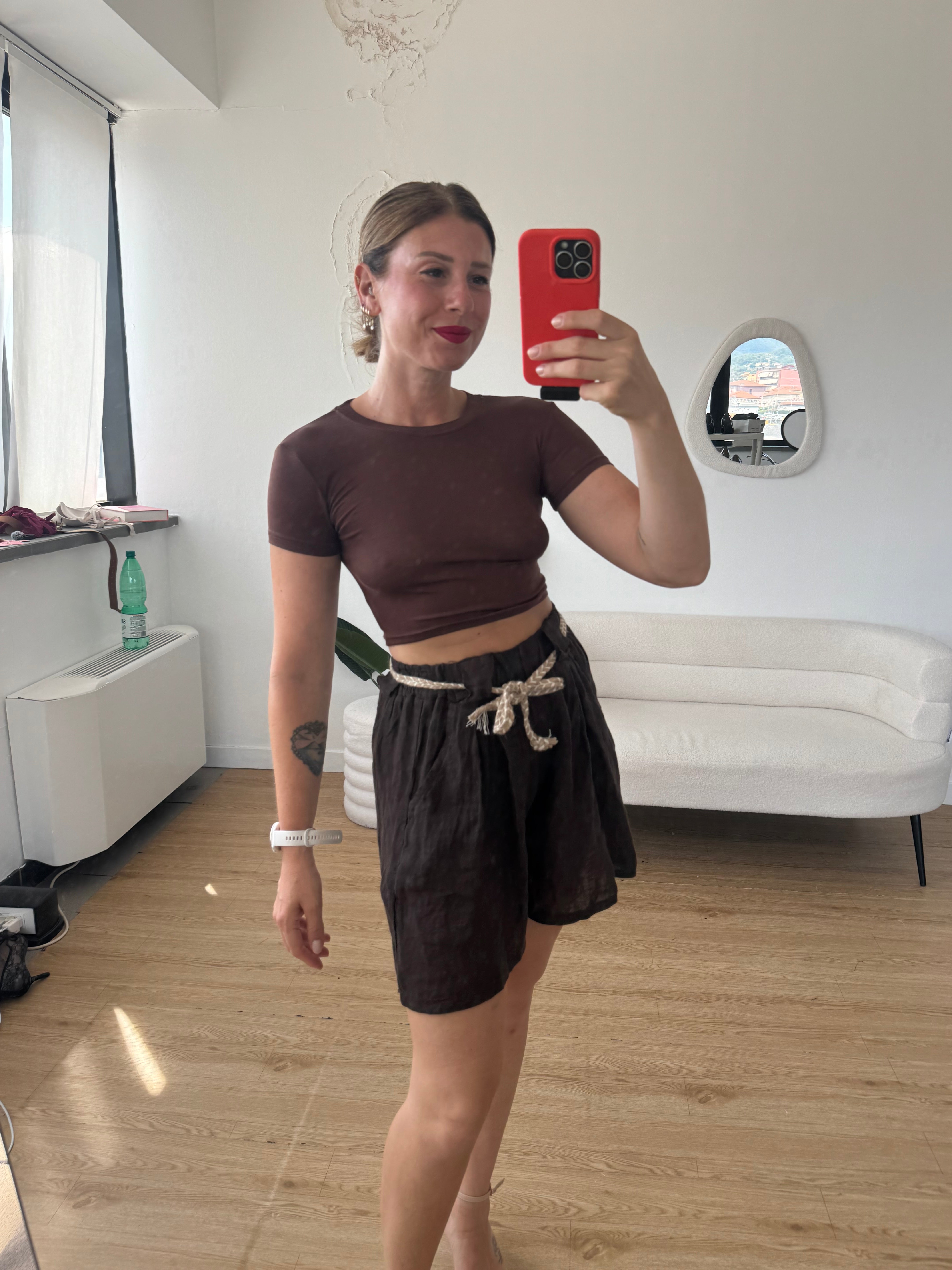 T-shirt crop basic