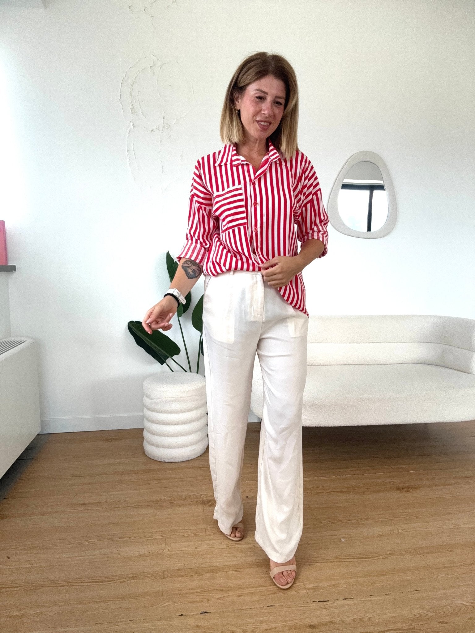 Camicia a righe over - G.Glamour