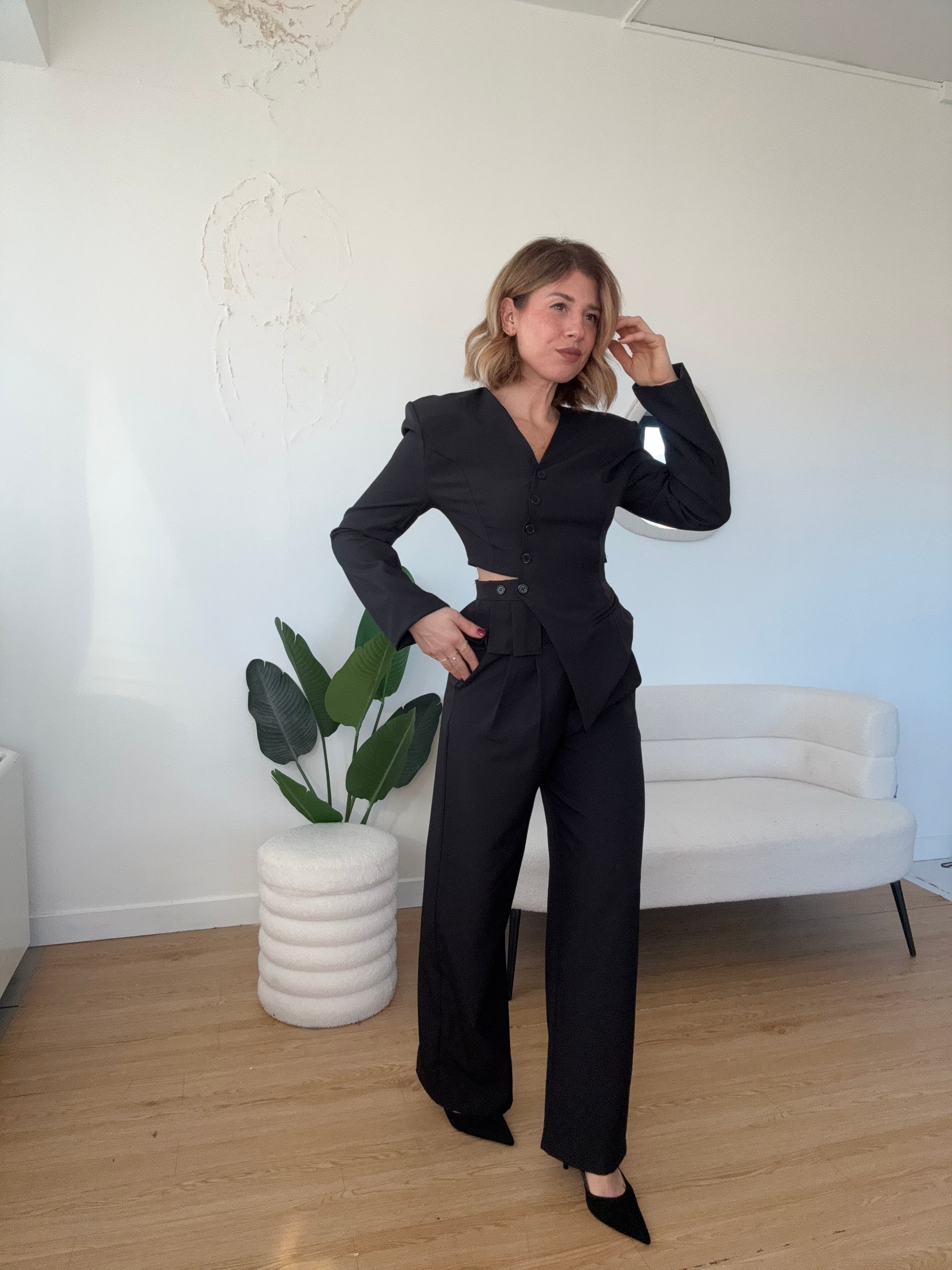 Completo blazer cut out