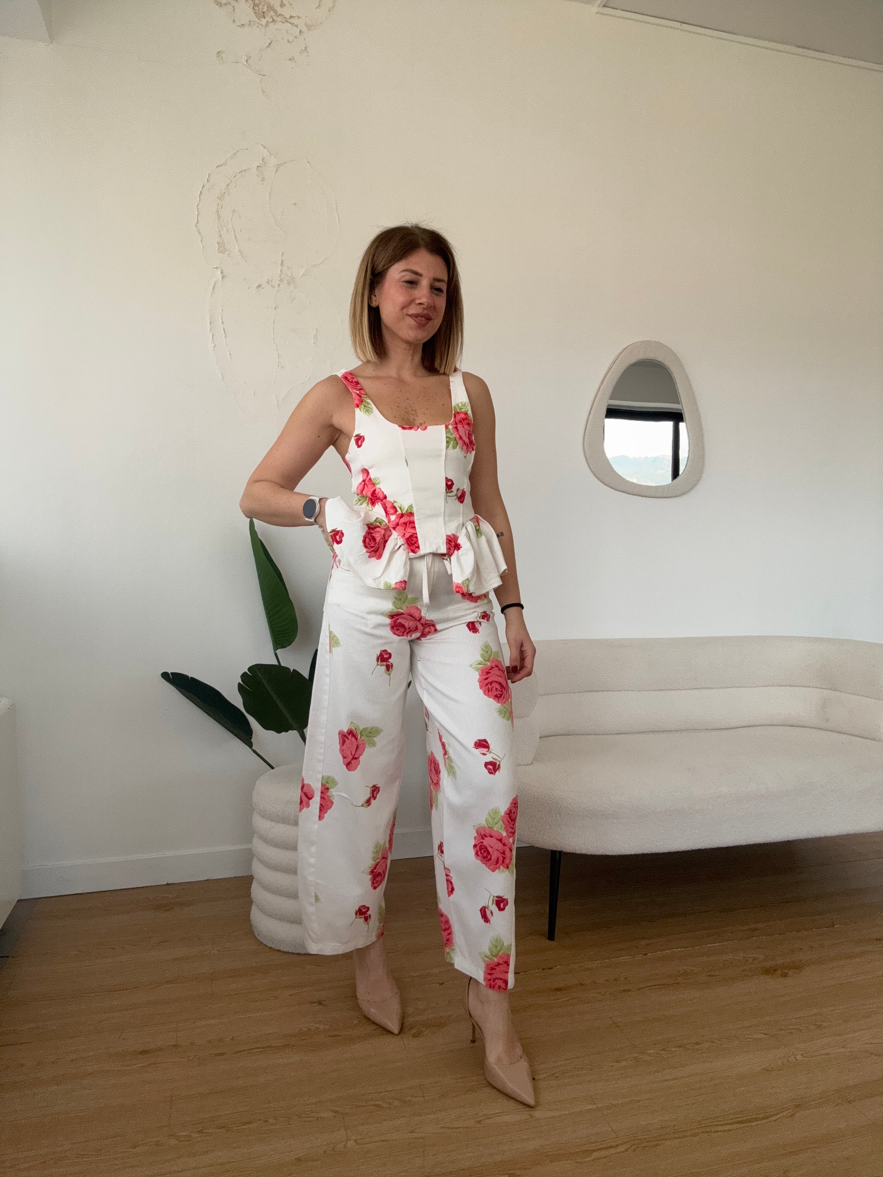 Corpetto denim rose by LUMINA