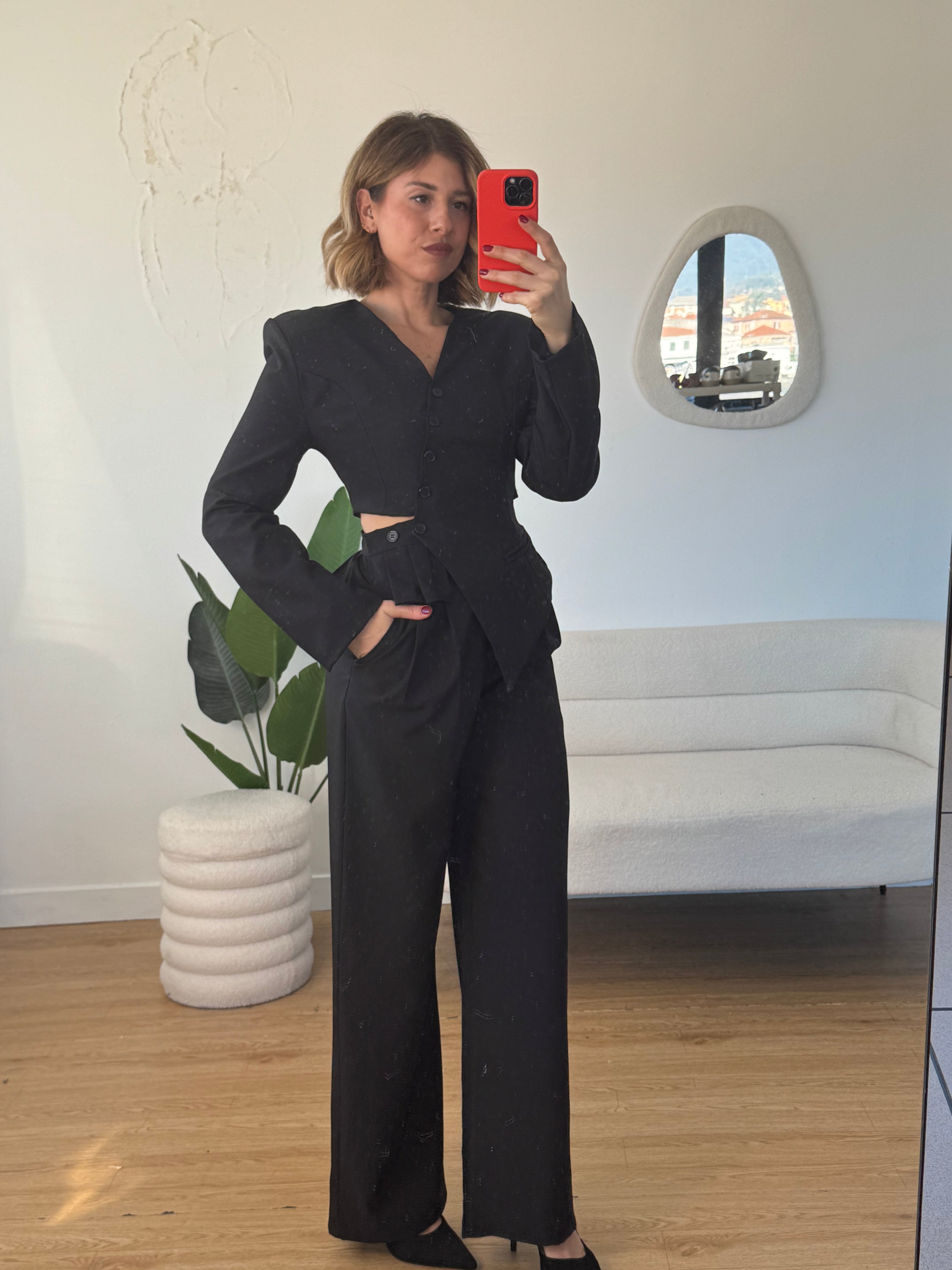 Completo blazer cut out