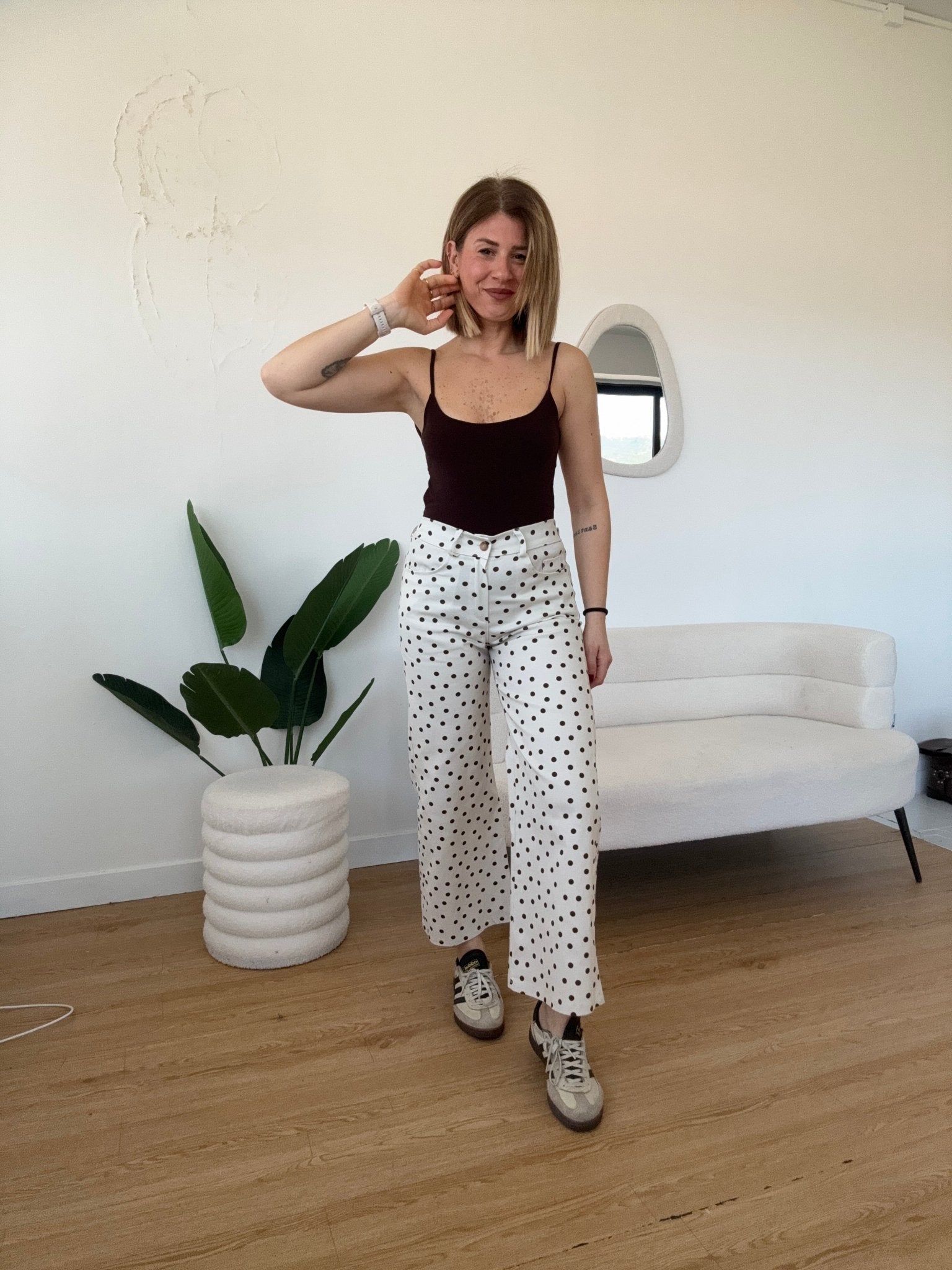 Jeans 7/8 a pois - G.Glamour