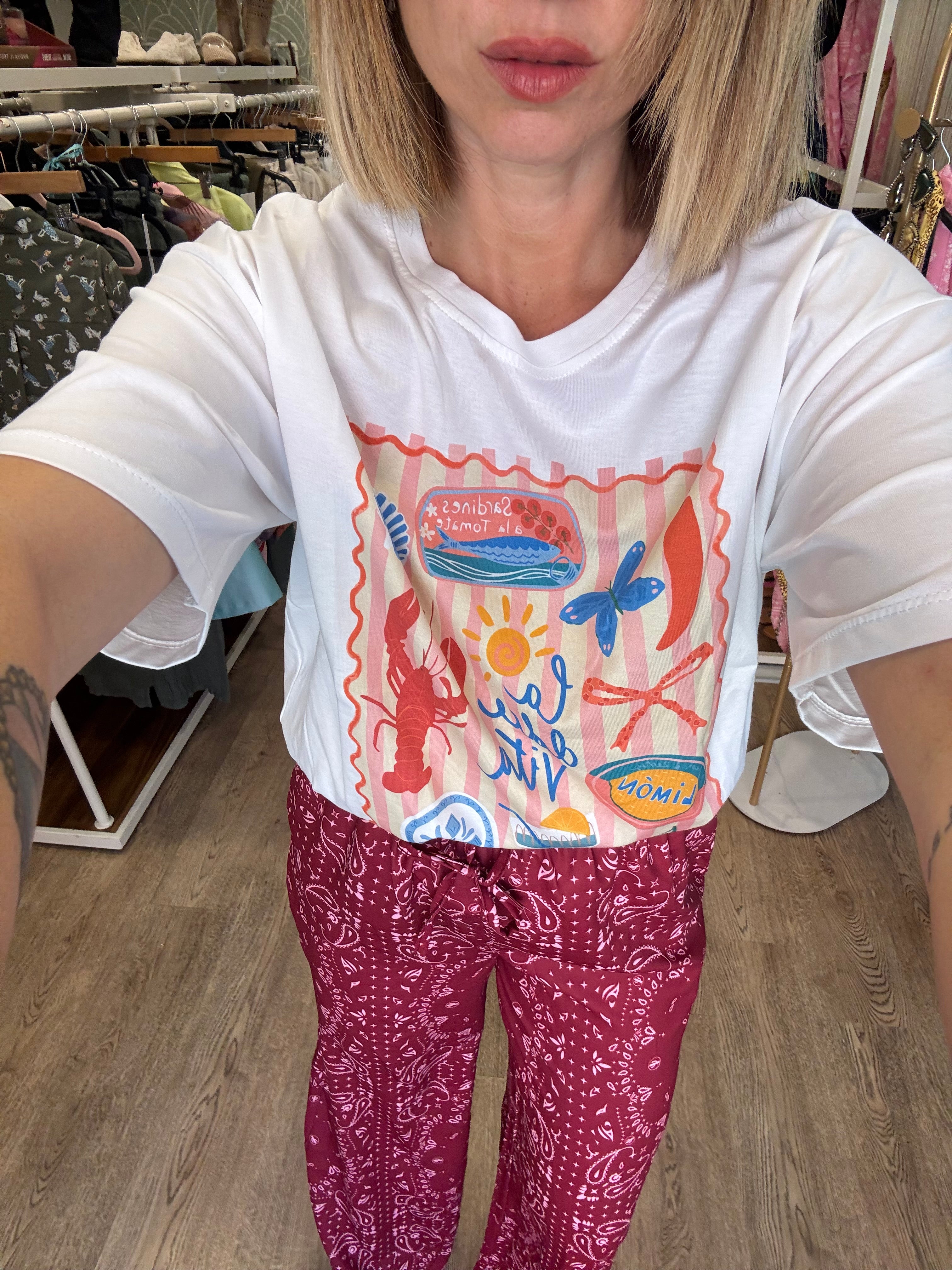 T-shirt Aragosta