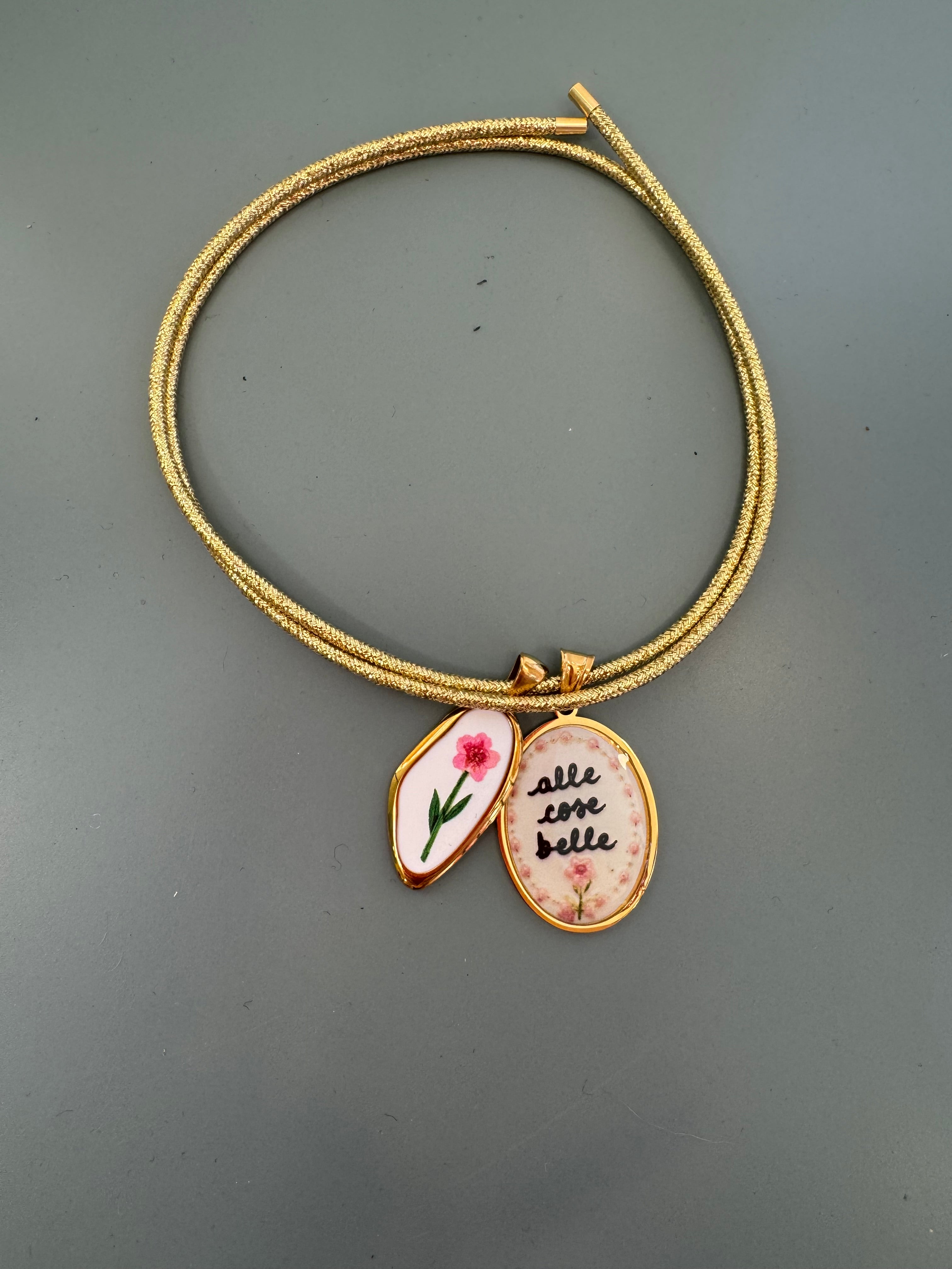 Collana corda magnetica regolabile