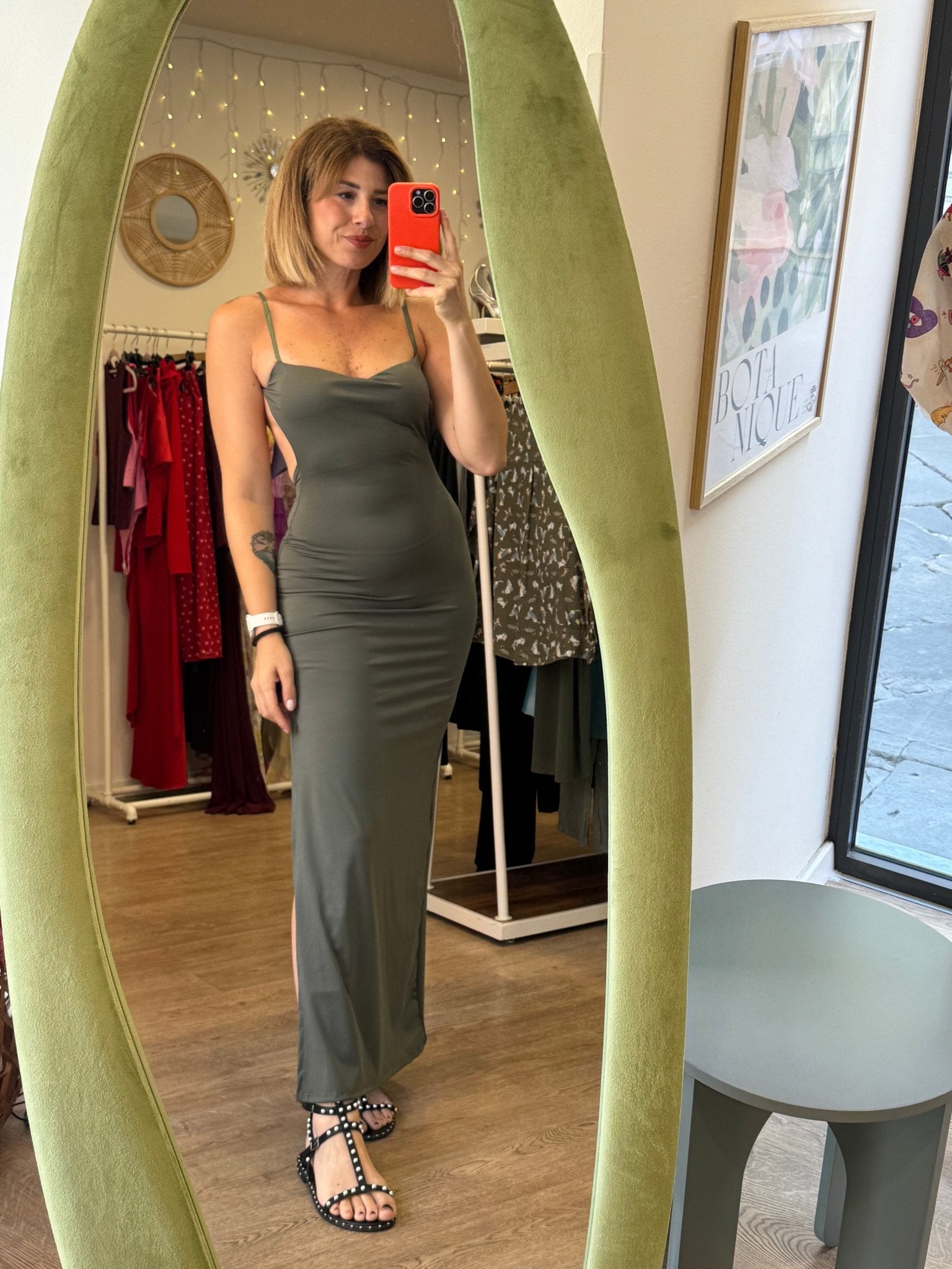 Abito Kim con bretelle scollato sul retro - G.Glamour