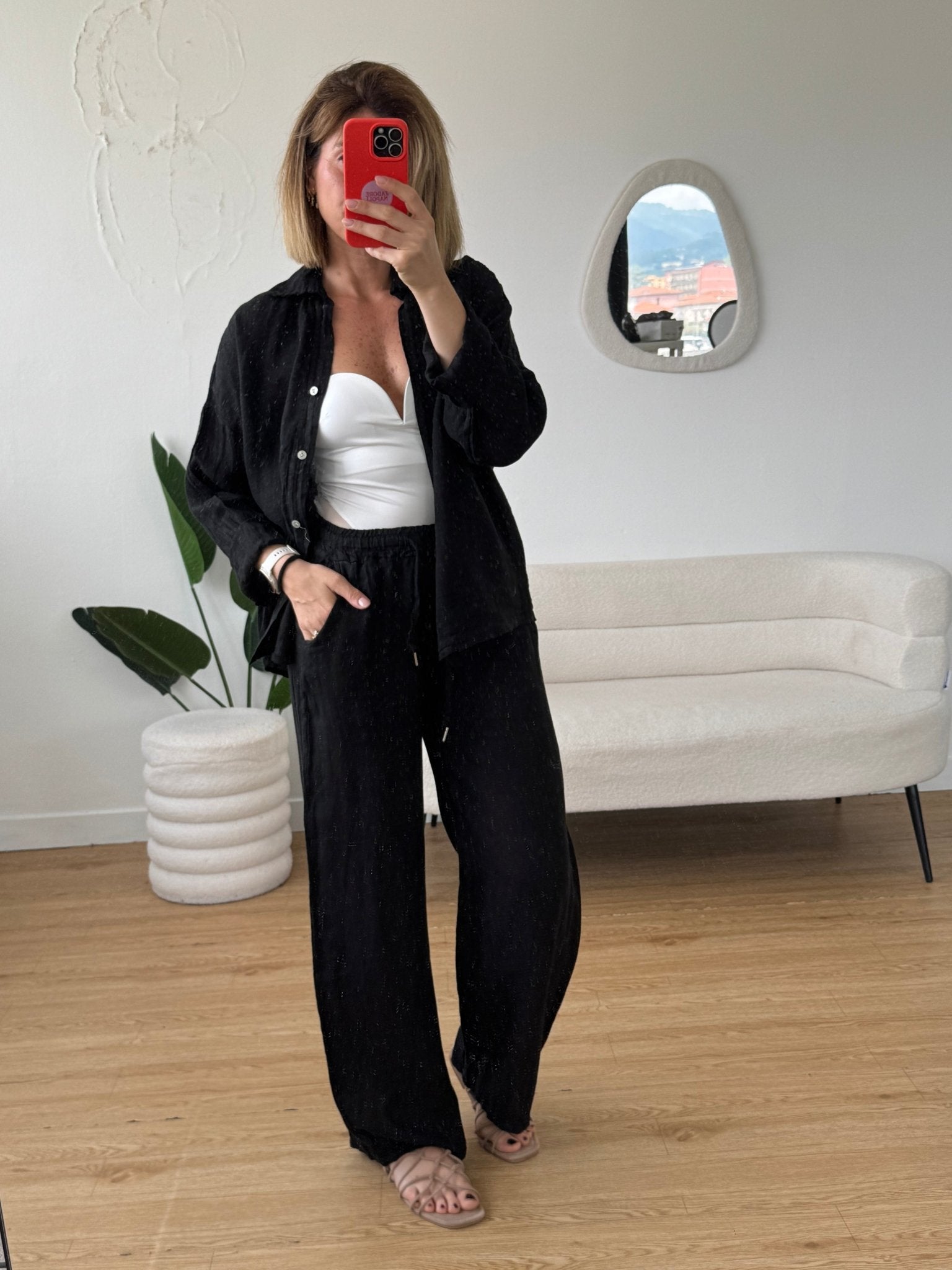 Pantaloni lino completo Salinas - G.Glamour