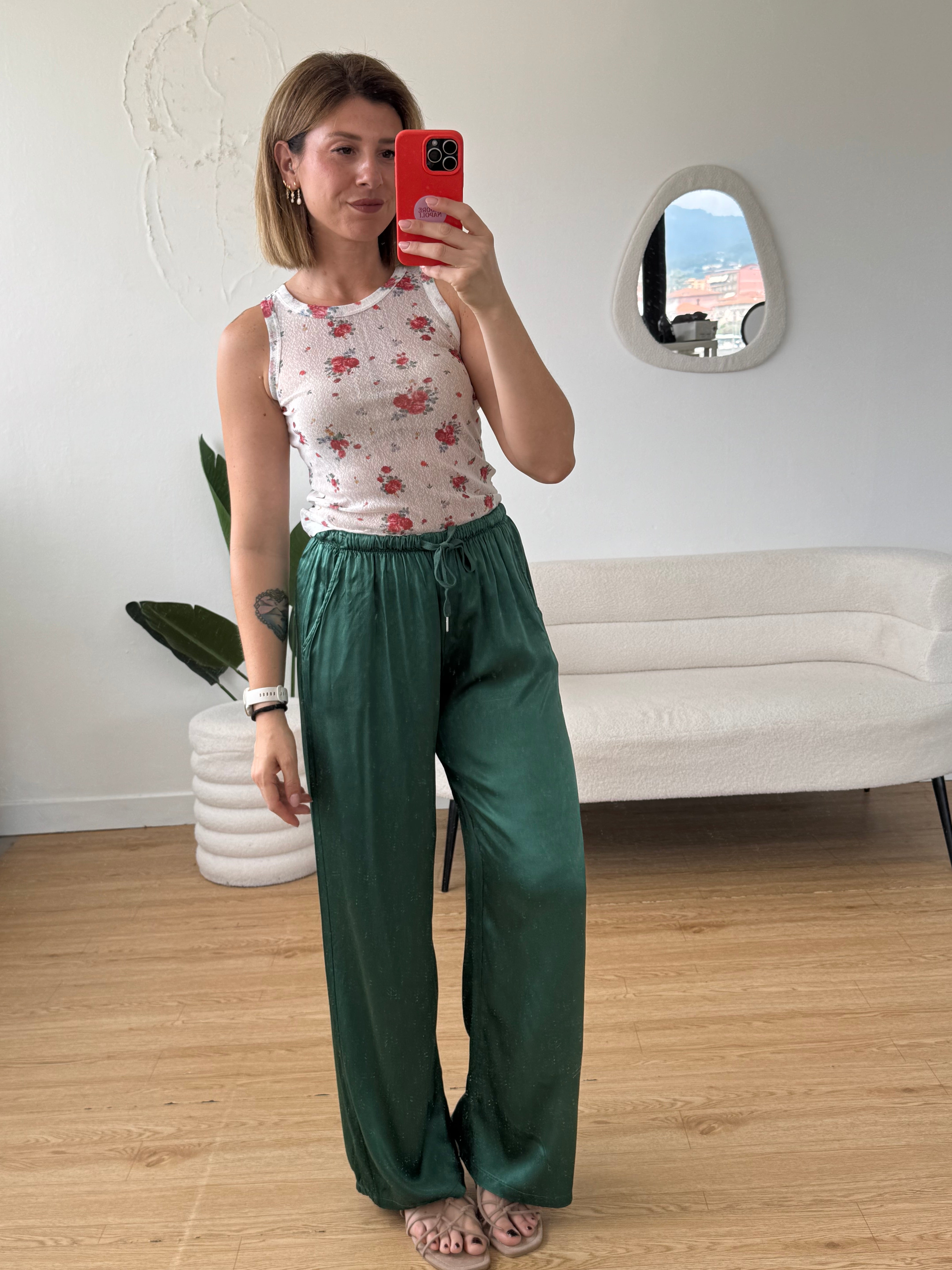 Pantalaccio effetto seta new colors