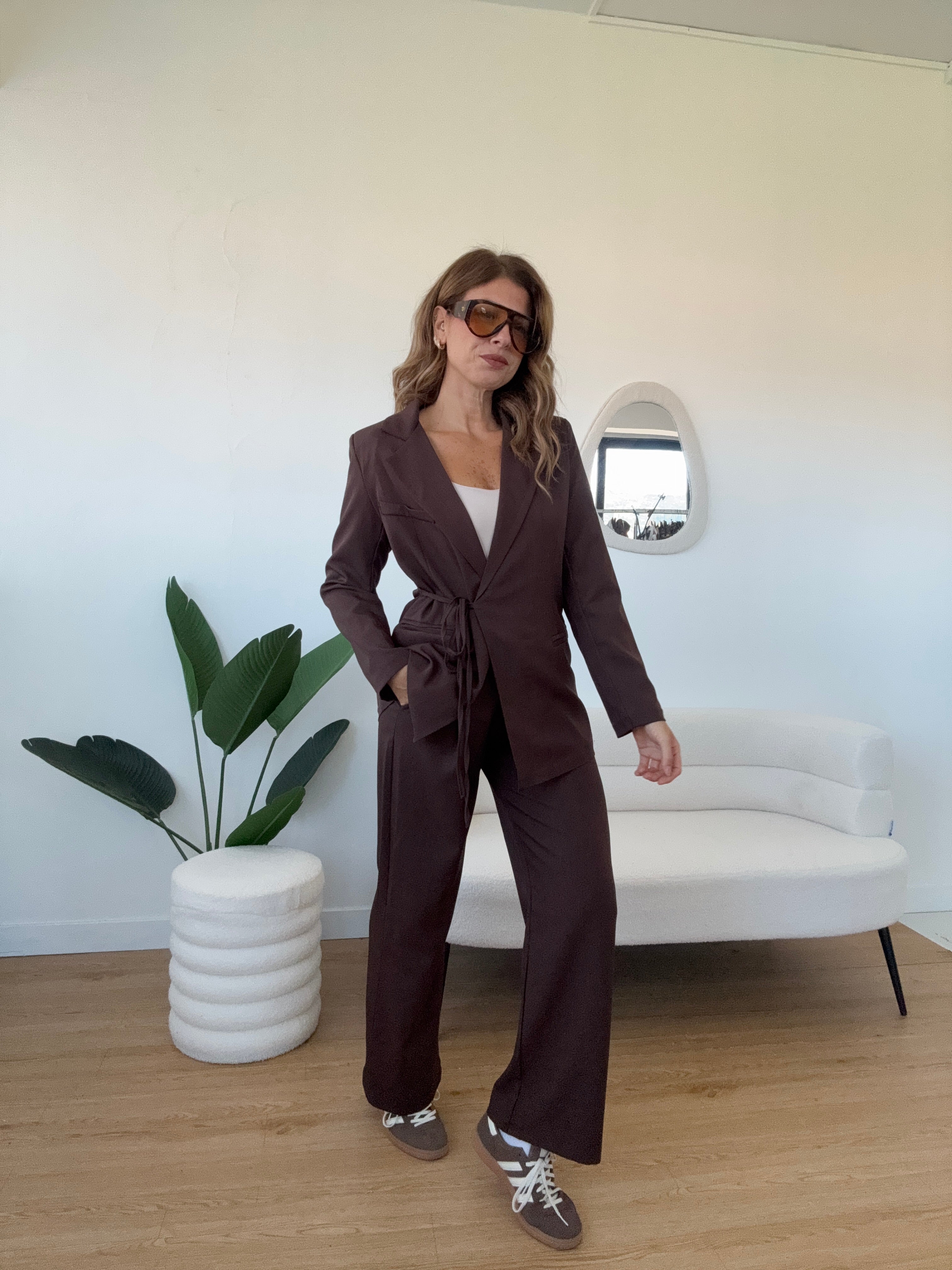 Completo blazer chiusura laterale