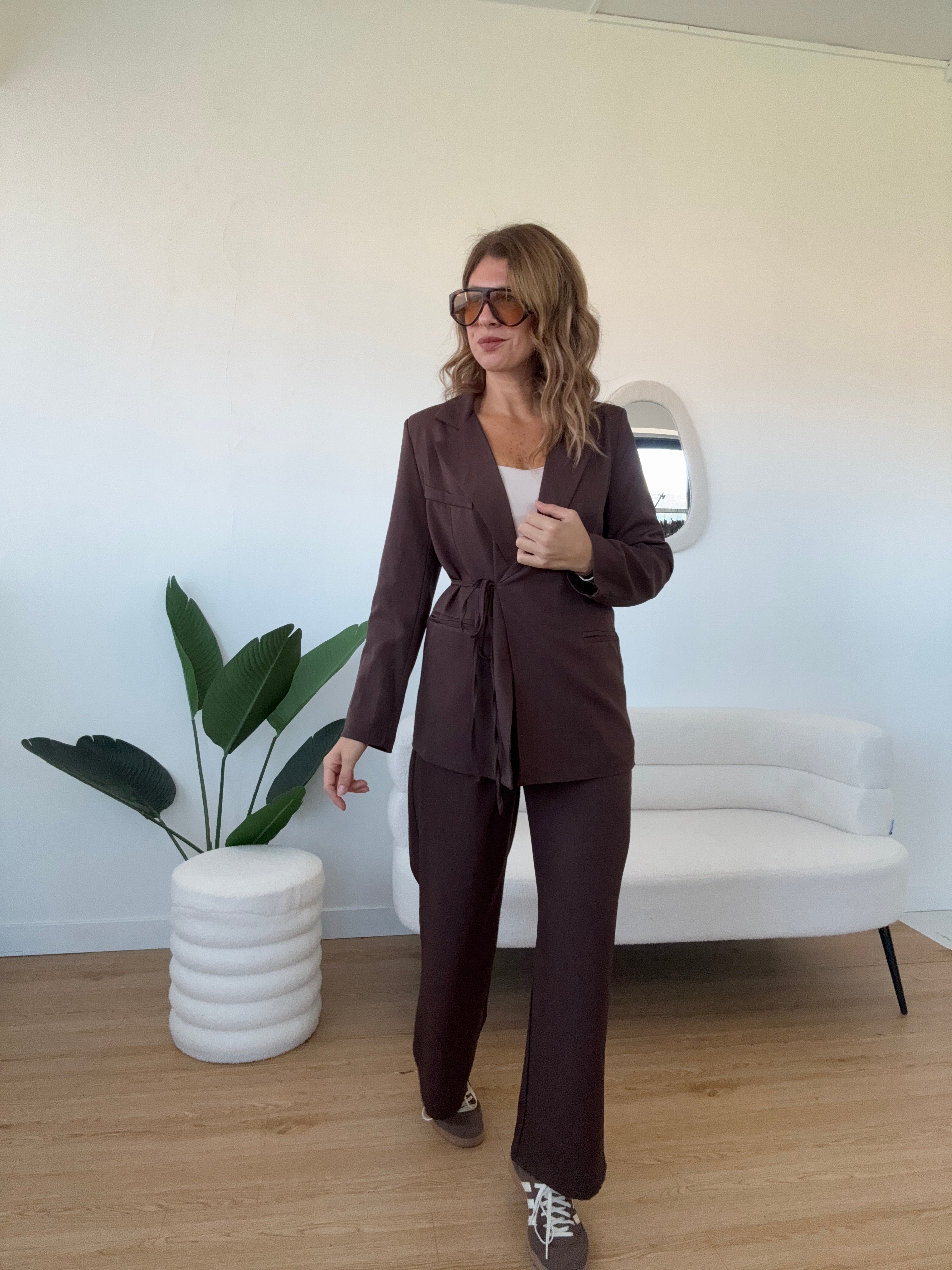 Completo blazer chiusura laterale