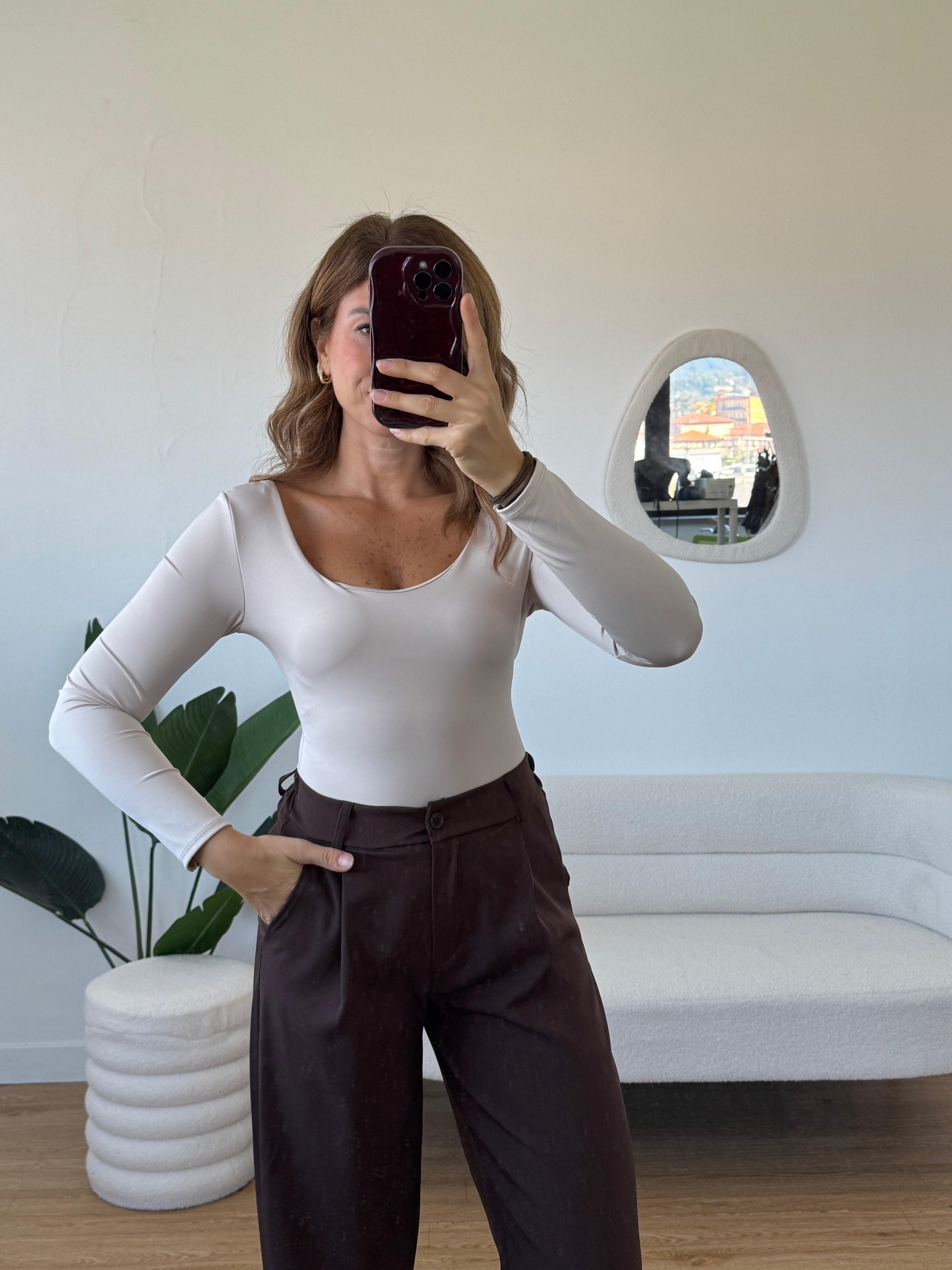 Body basic manica lunga