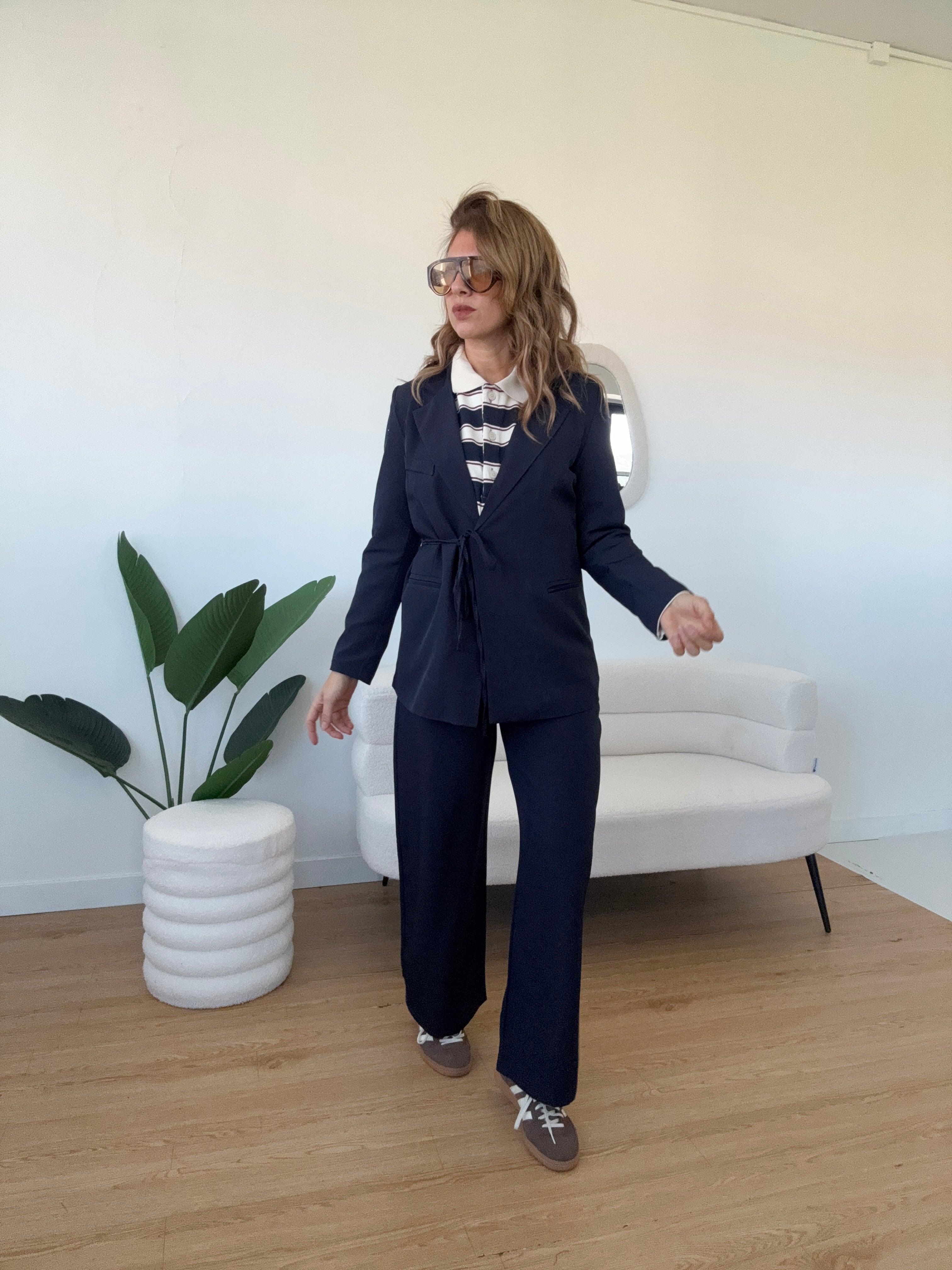 Completo blazer chiusura laterale