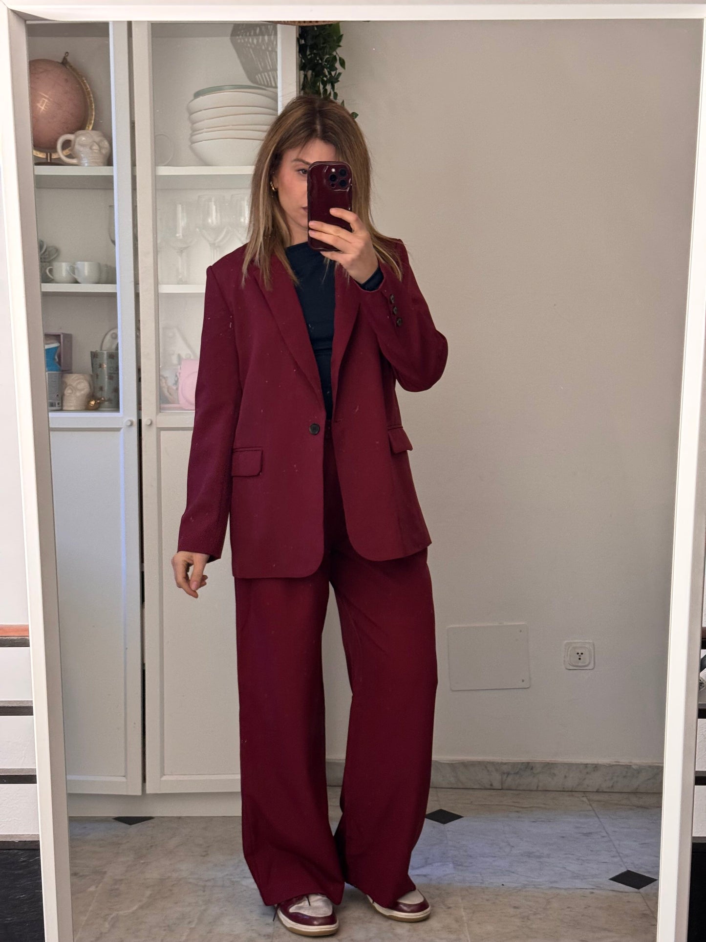 Blazer completo bordeaux Benedict