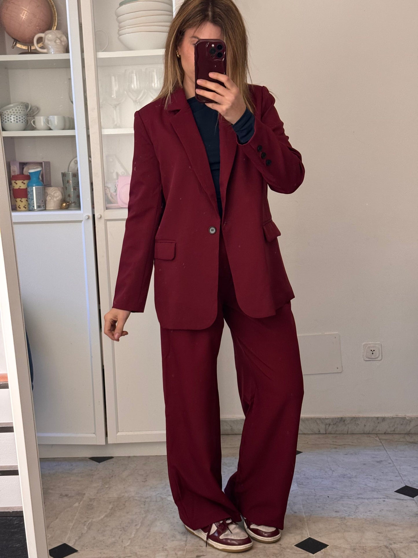 Blazer completo bordeaux Benedict