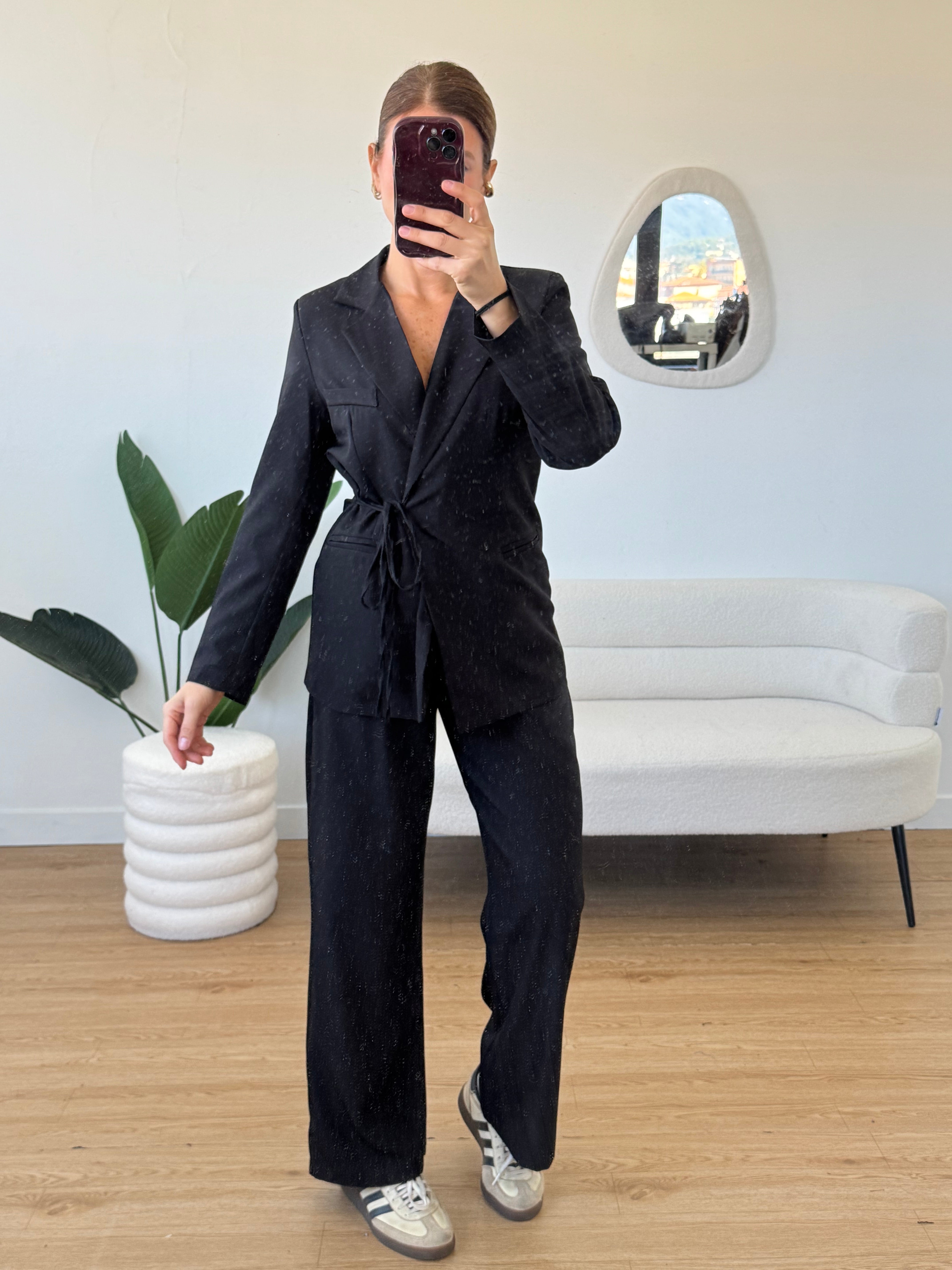 Completo blazer chiusura laterale