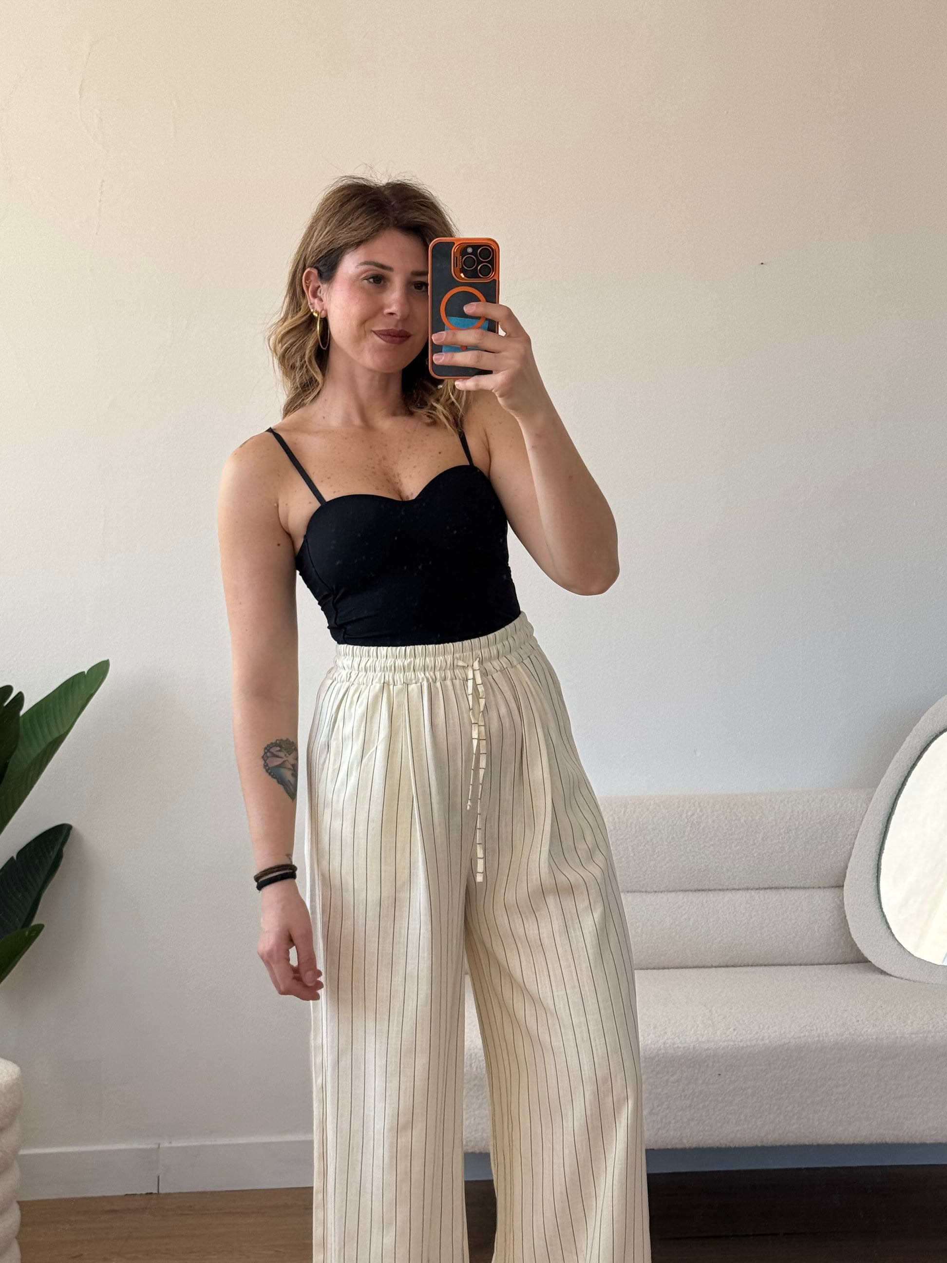 Top verano elasticizzato con coppe
