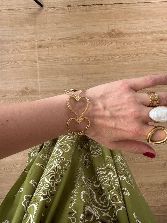 Bracciale cuori