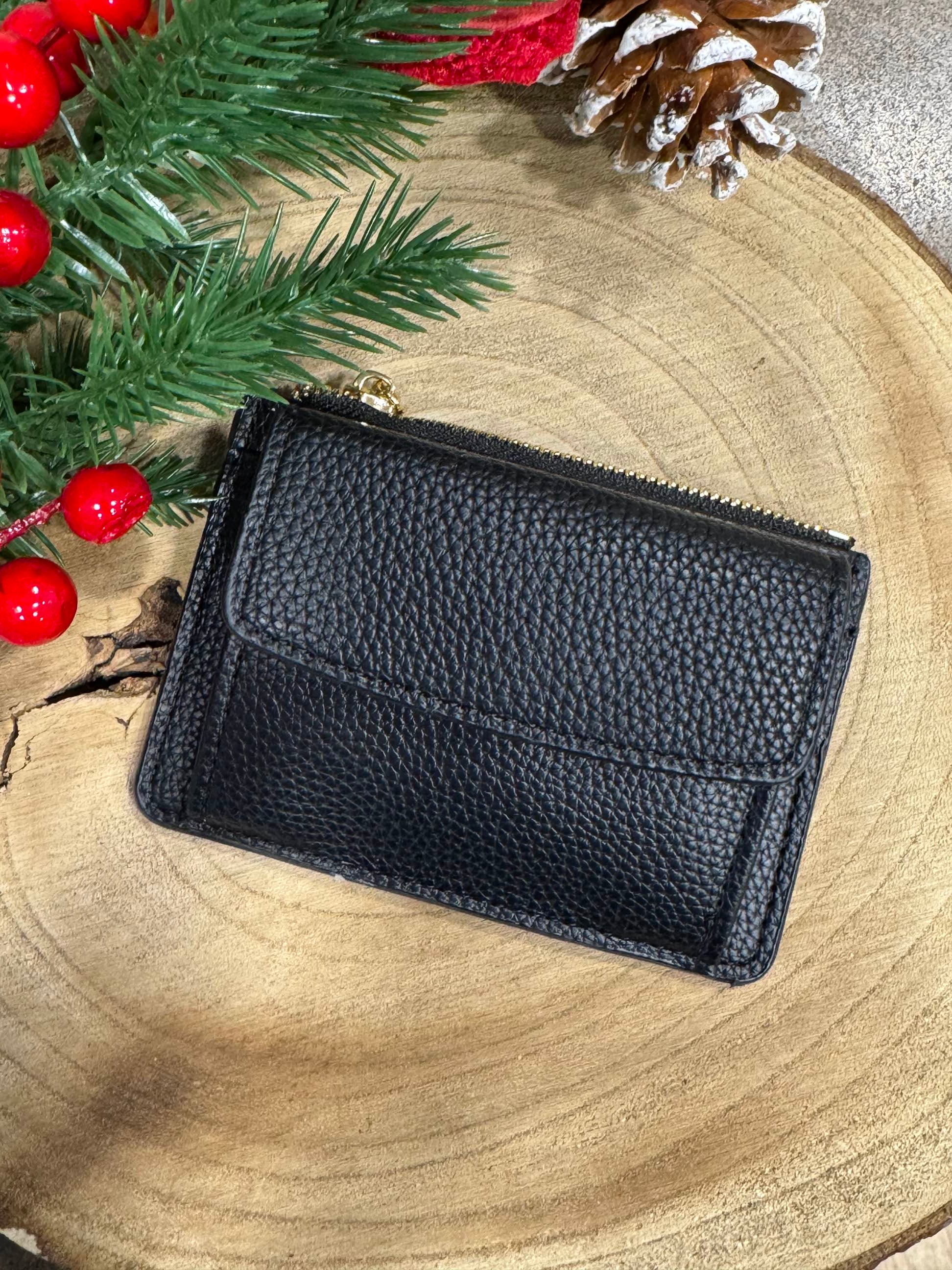 Porta carte in ecopelle