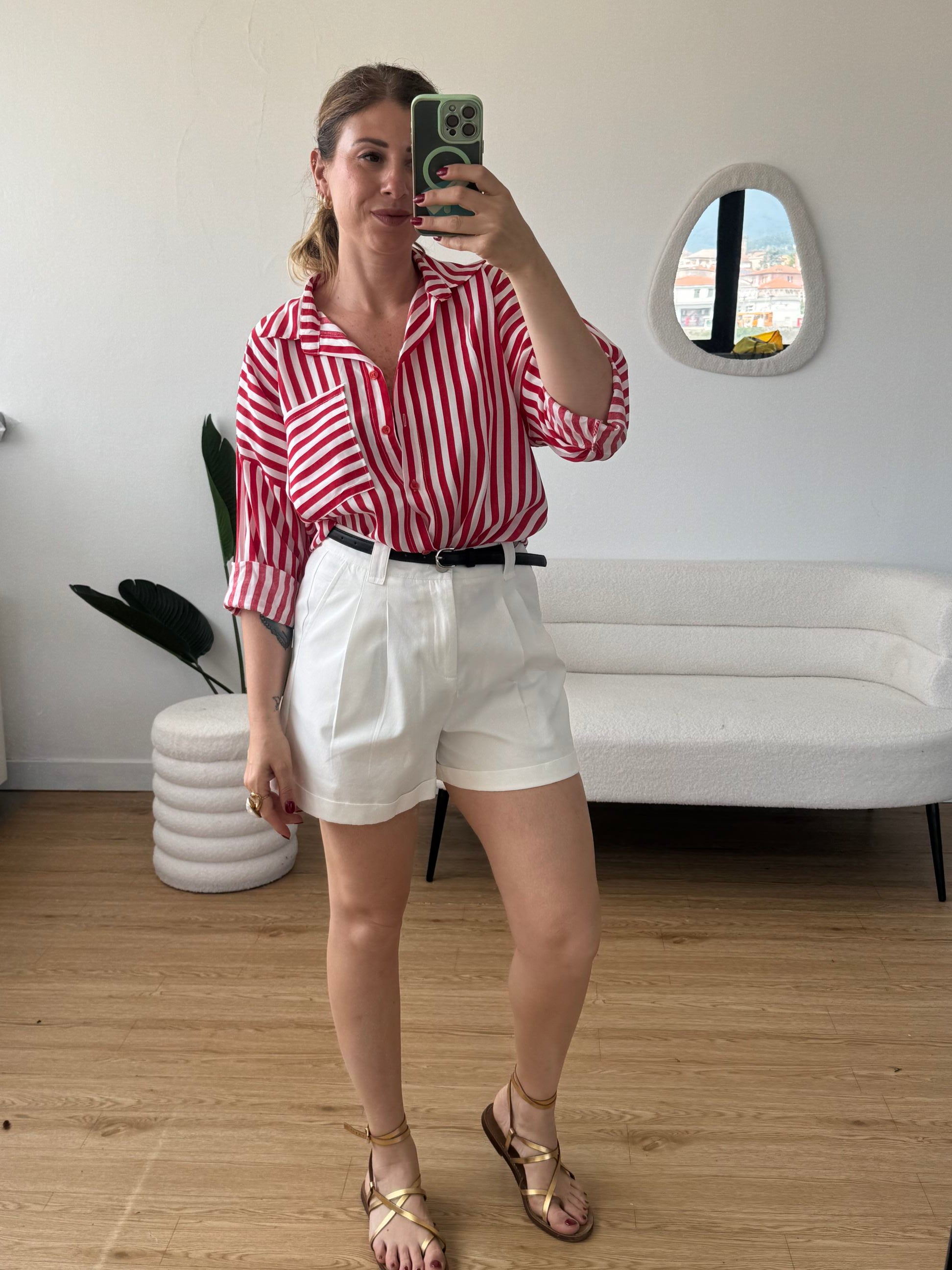 Camicia a righe