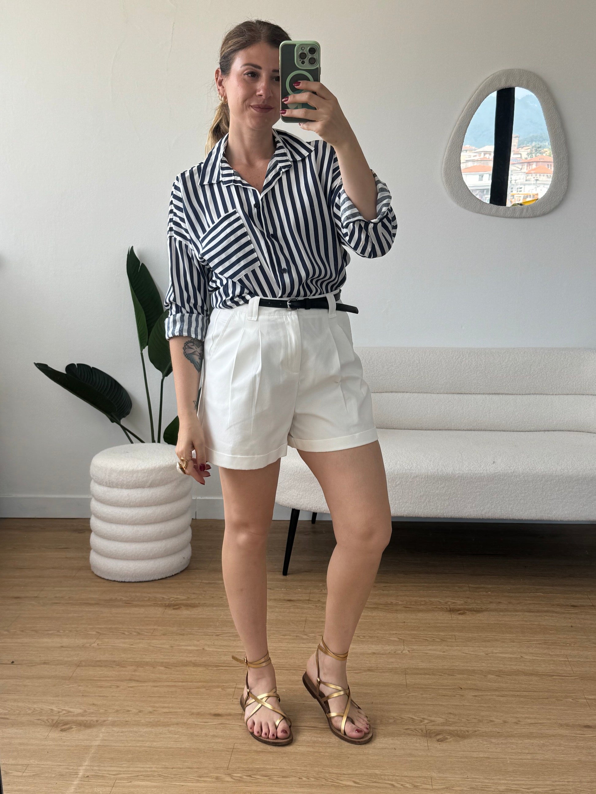 Camicia a righe