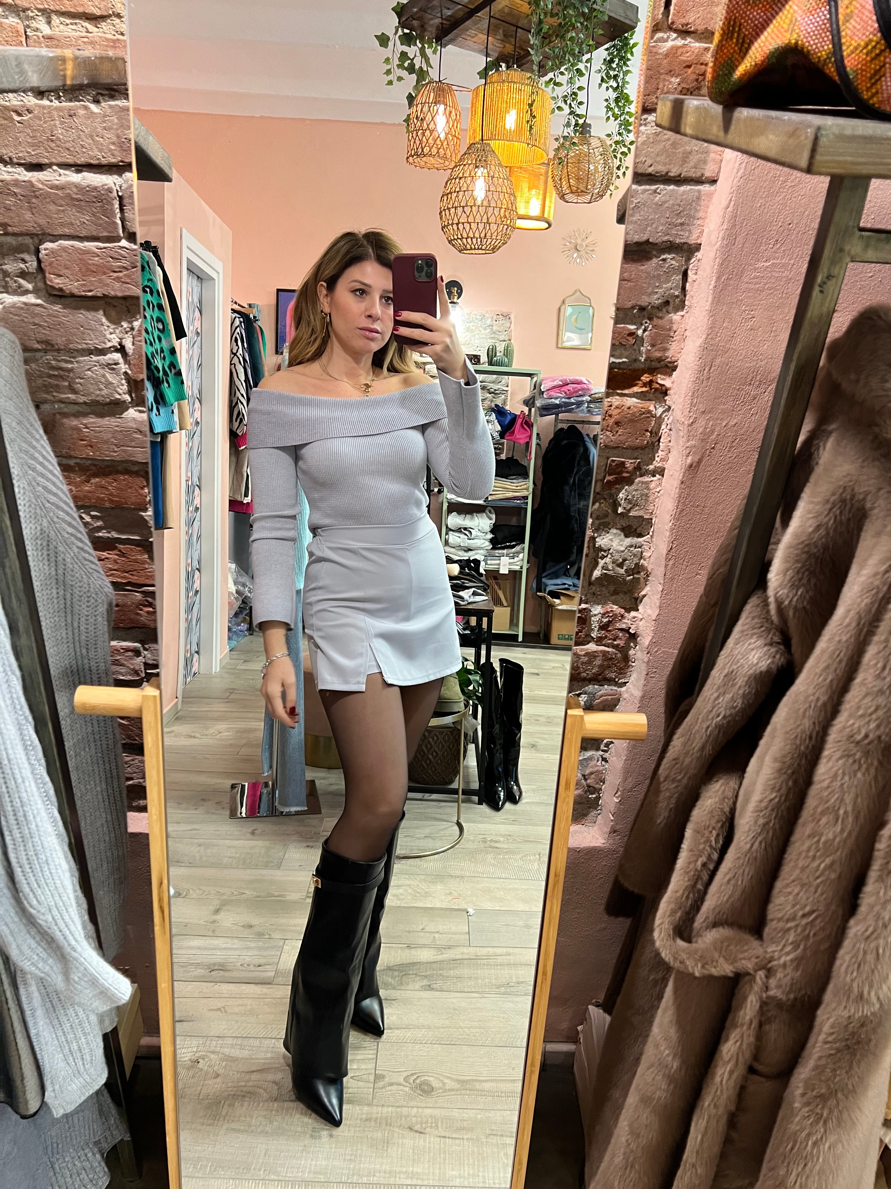Maglione kim manica a campana