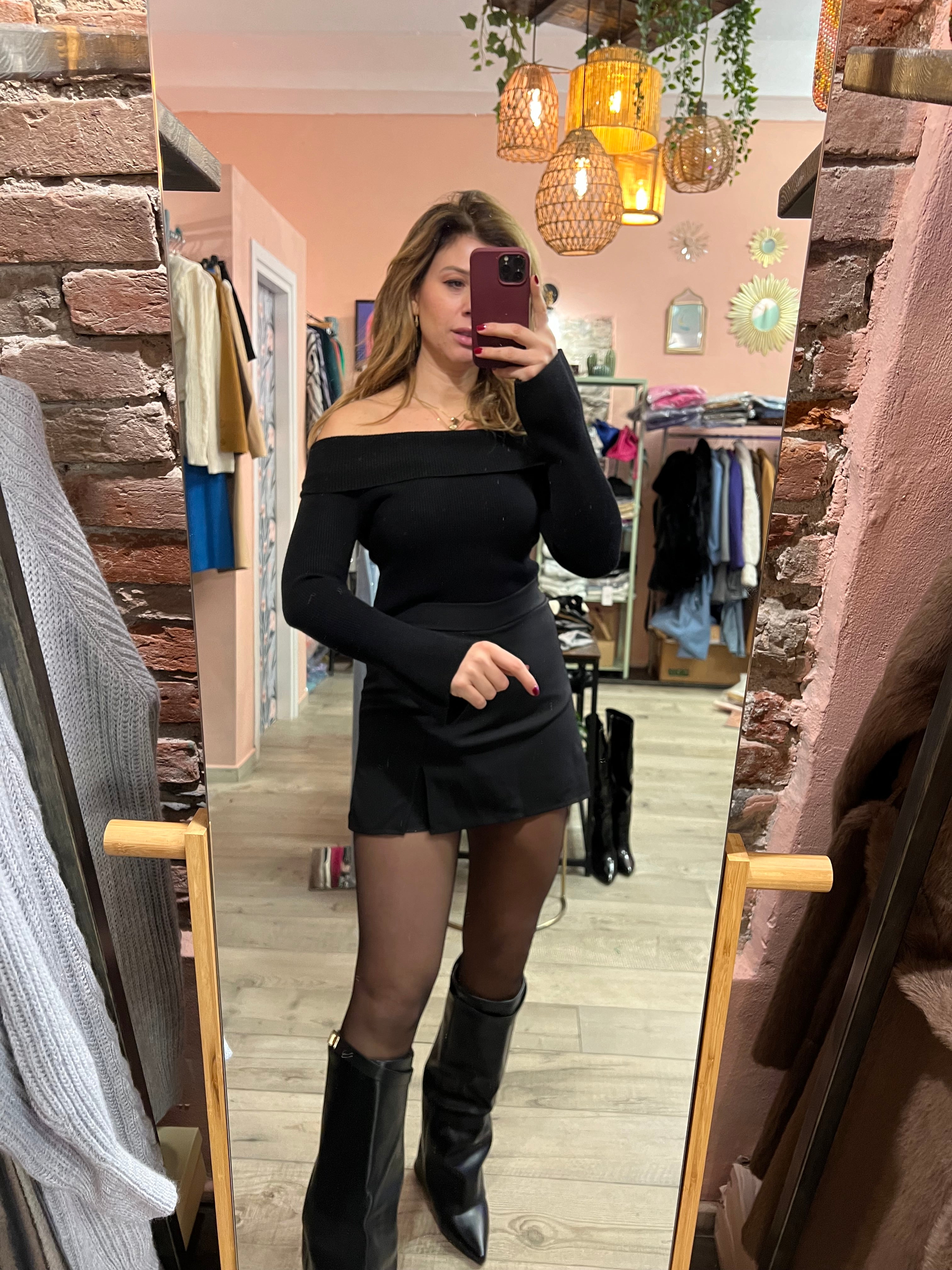 Maglione kim manica a campana
