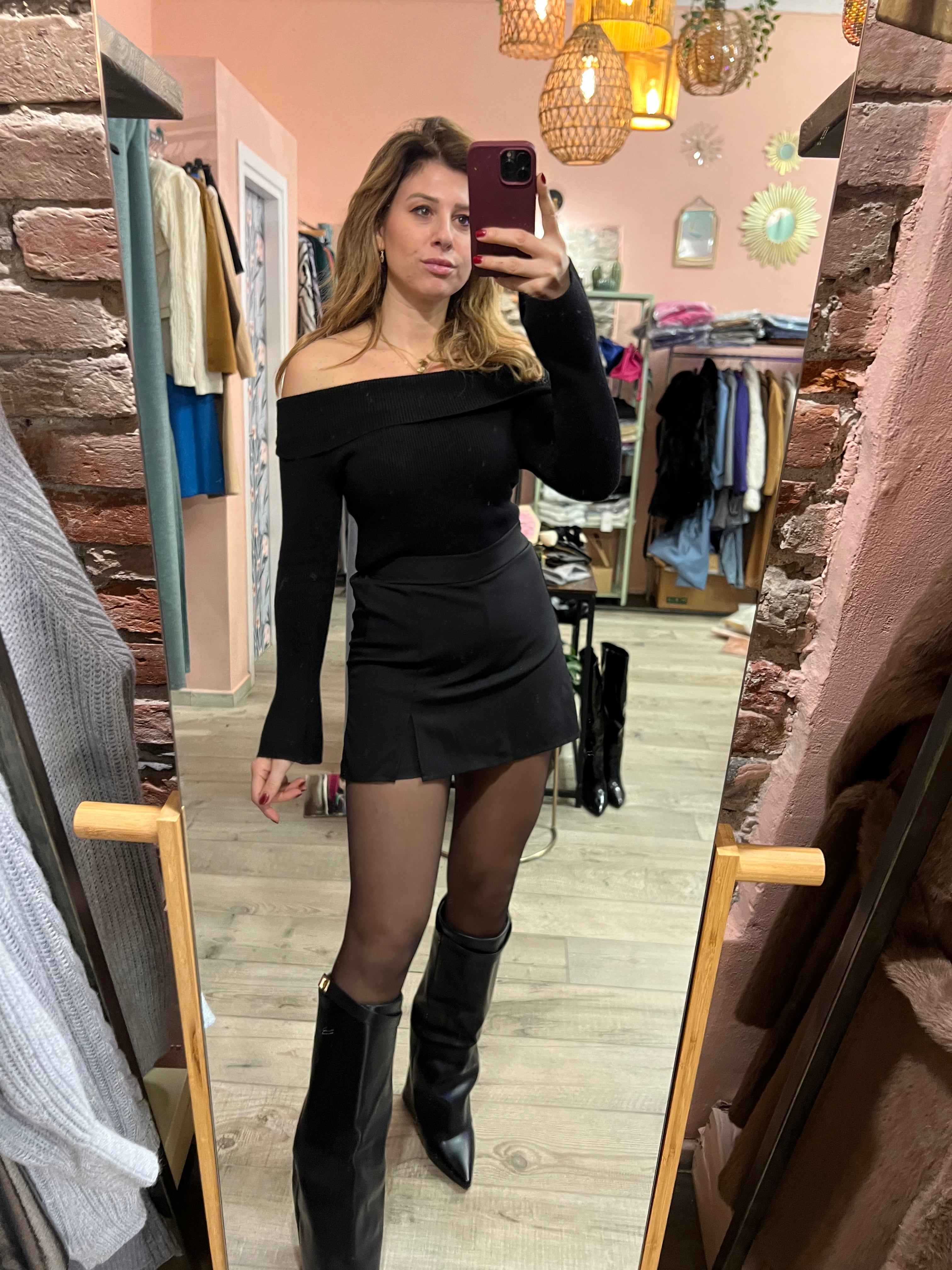 Maglione kim manica a campana