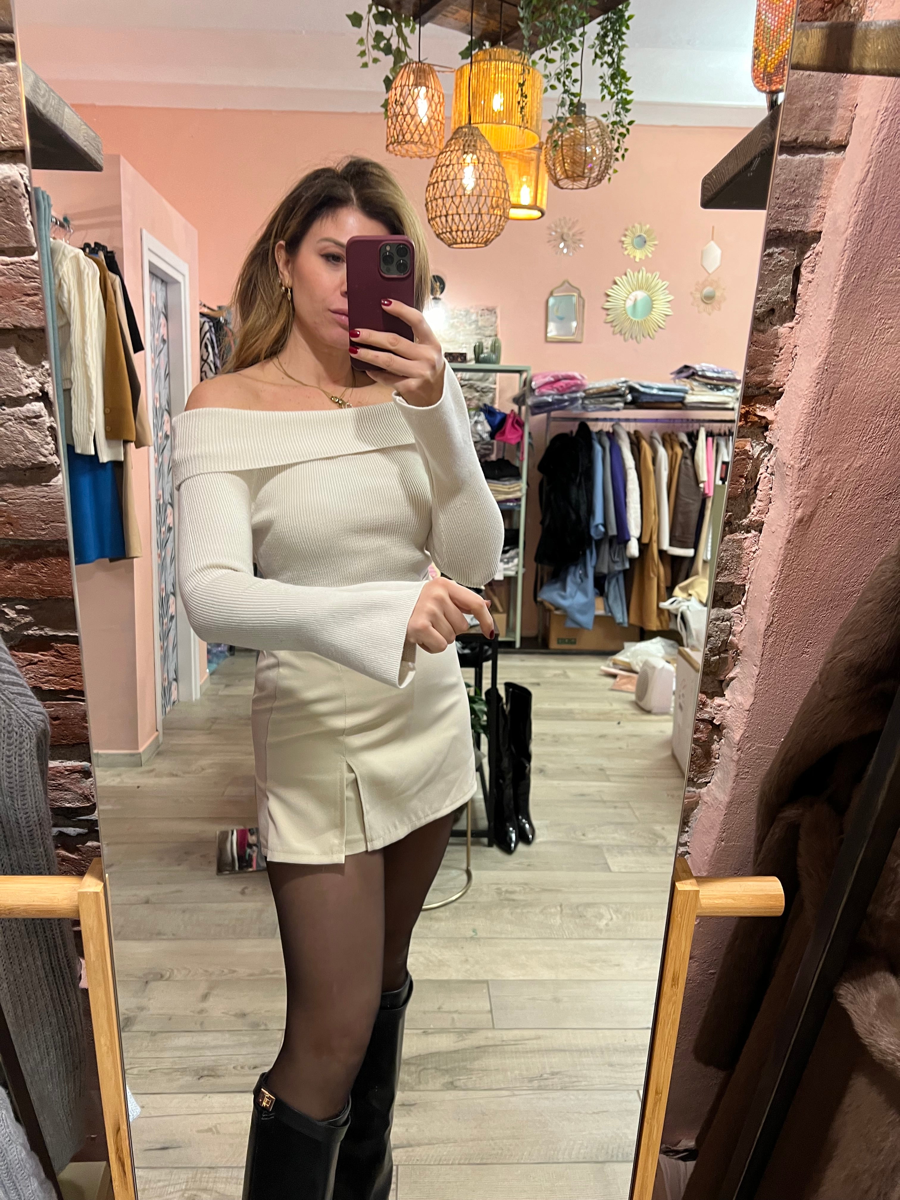 Maglione kim manica a campana