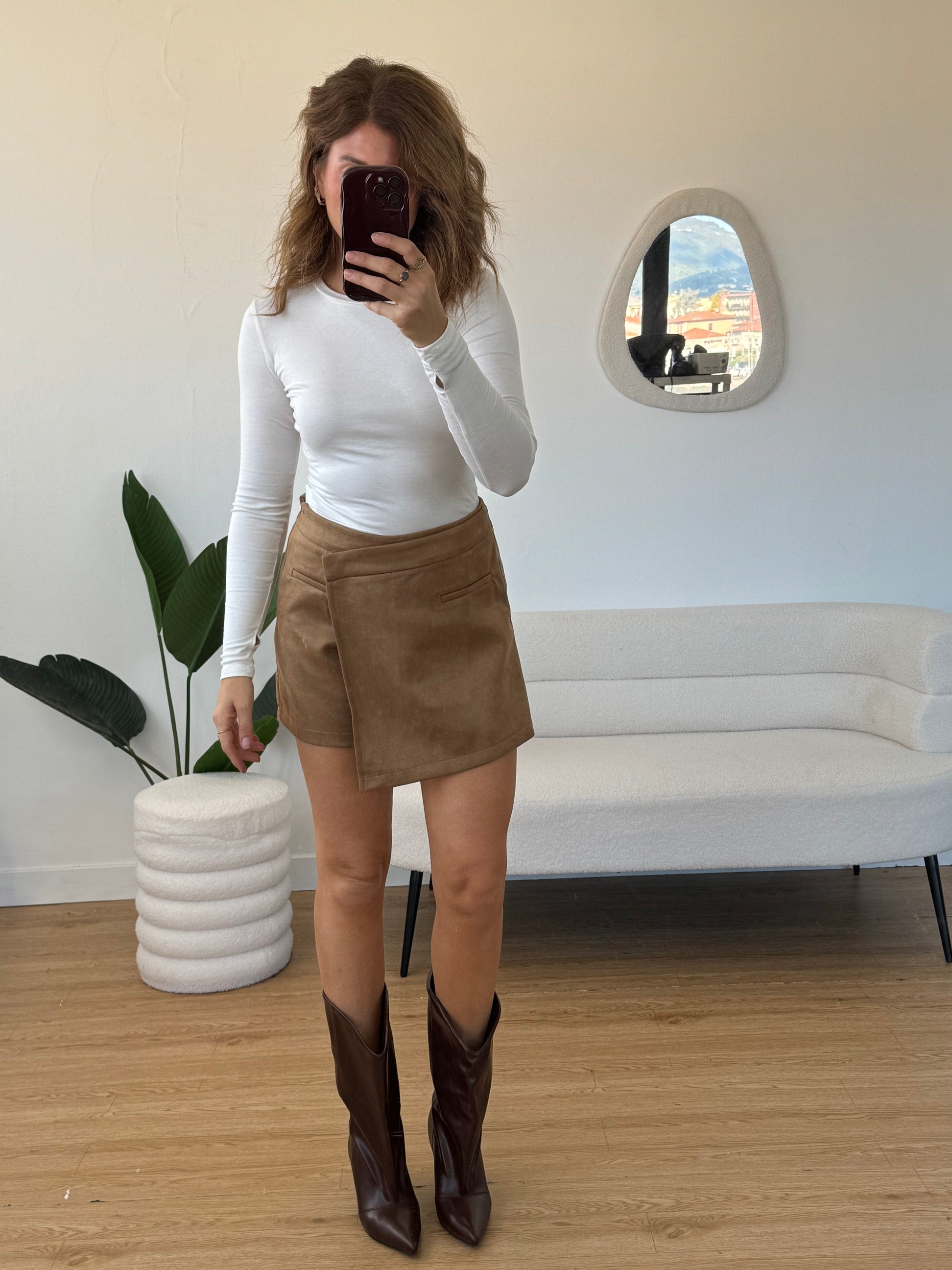 Pantagonna scamosciata completo Alicia