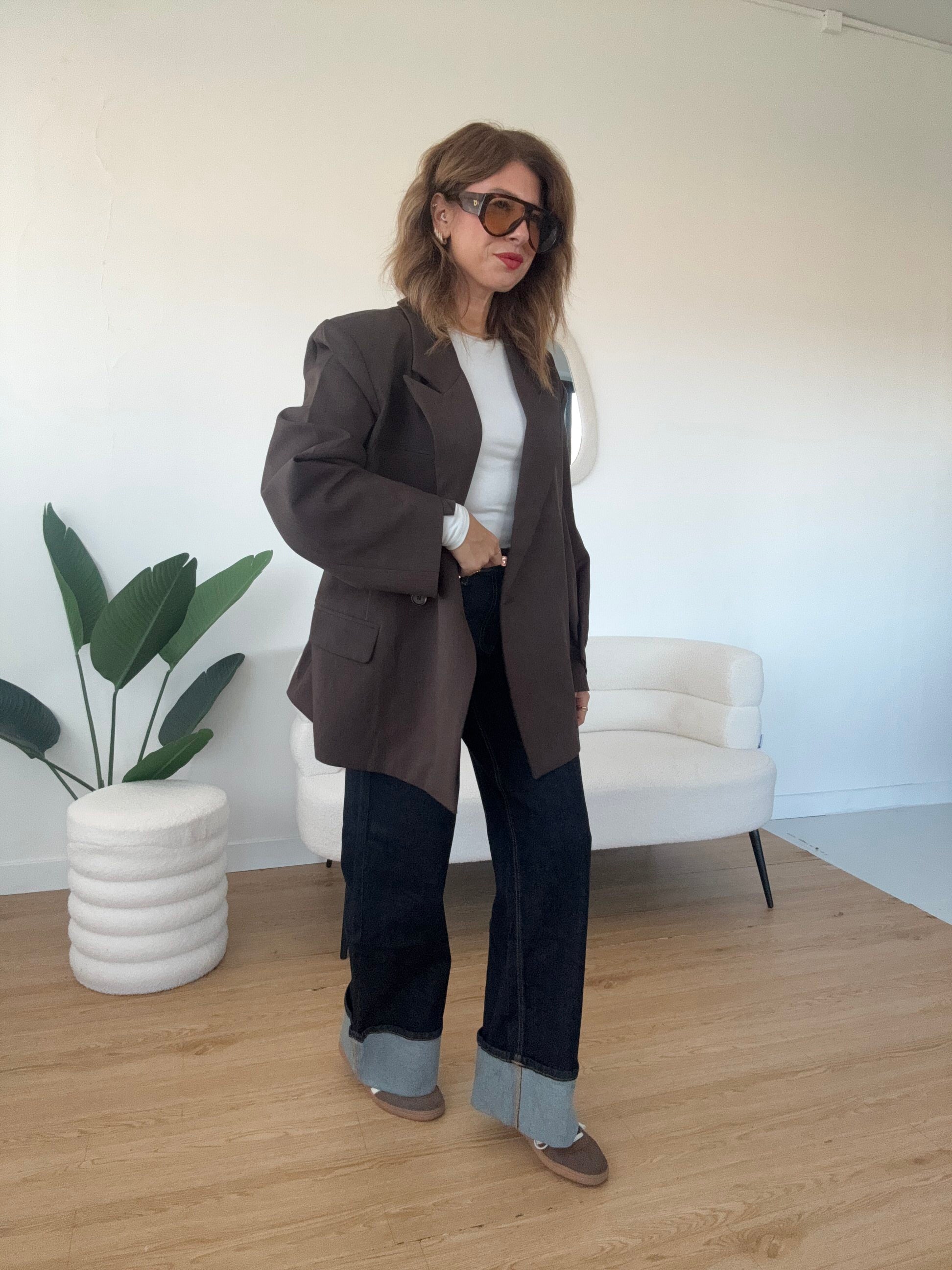 Jeans piegone lavaggio scuro