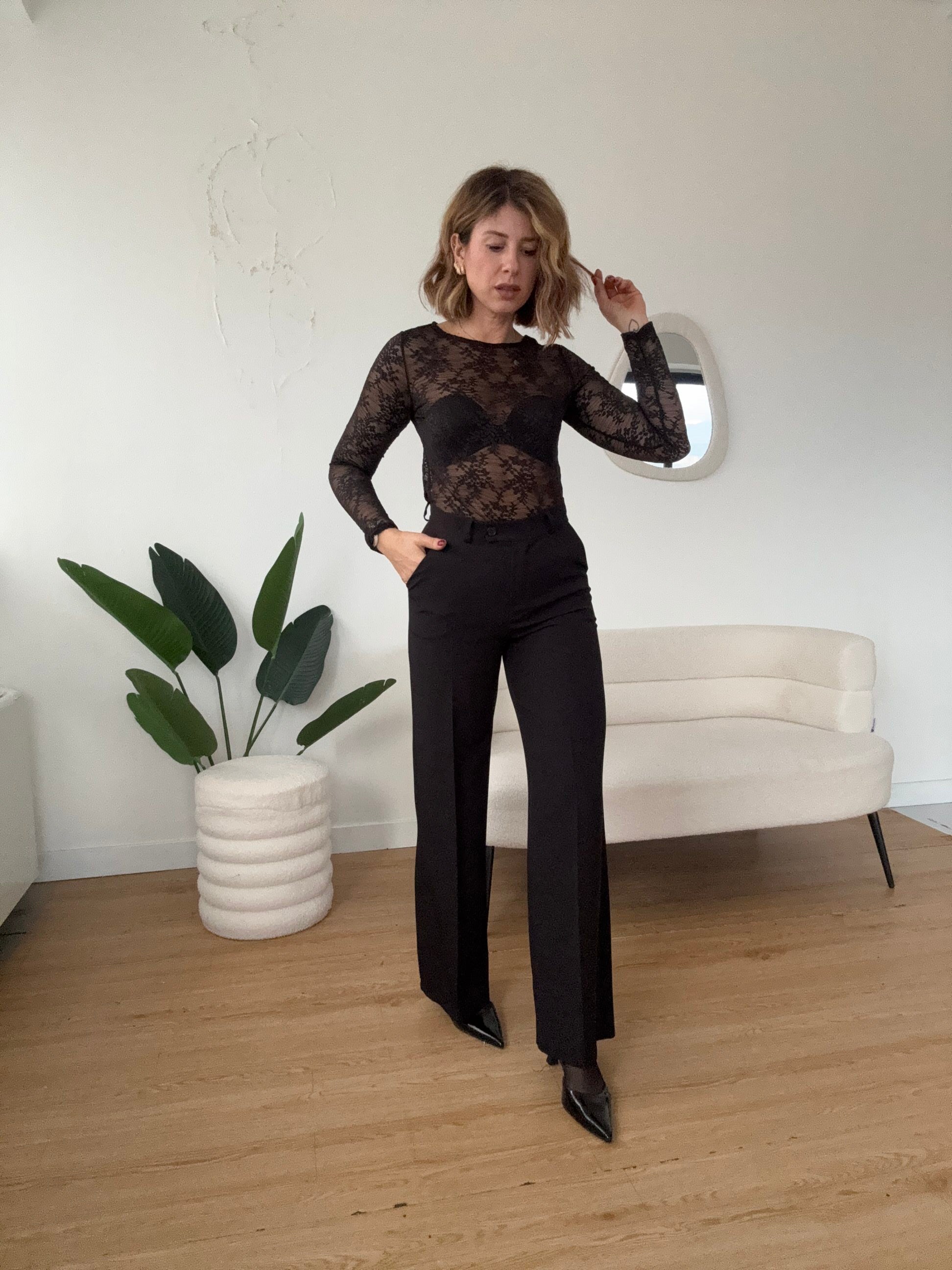 Pantaloni palazzo classico