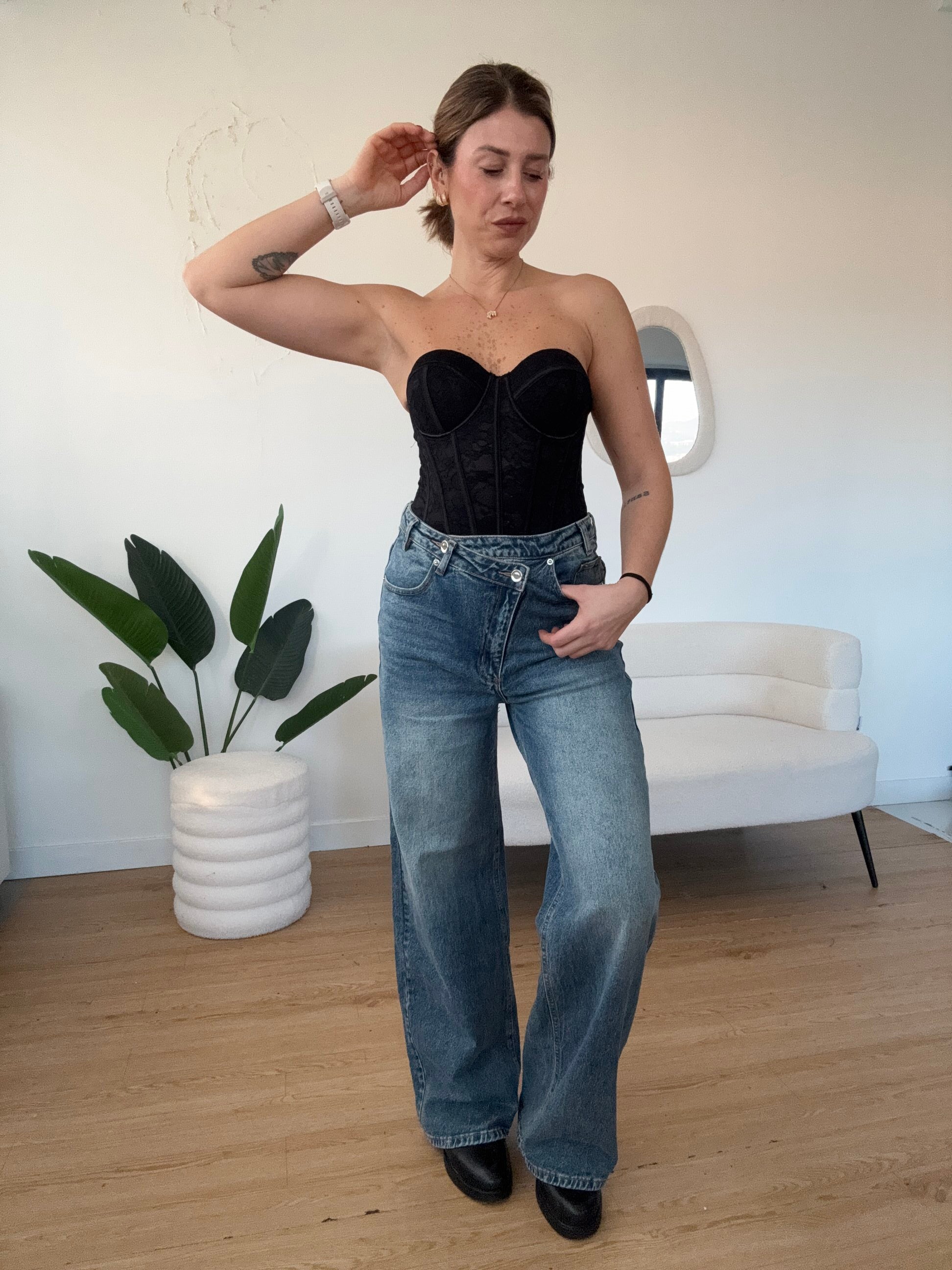 Corpetto pizzo con coppe