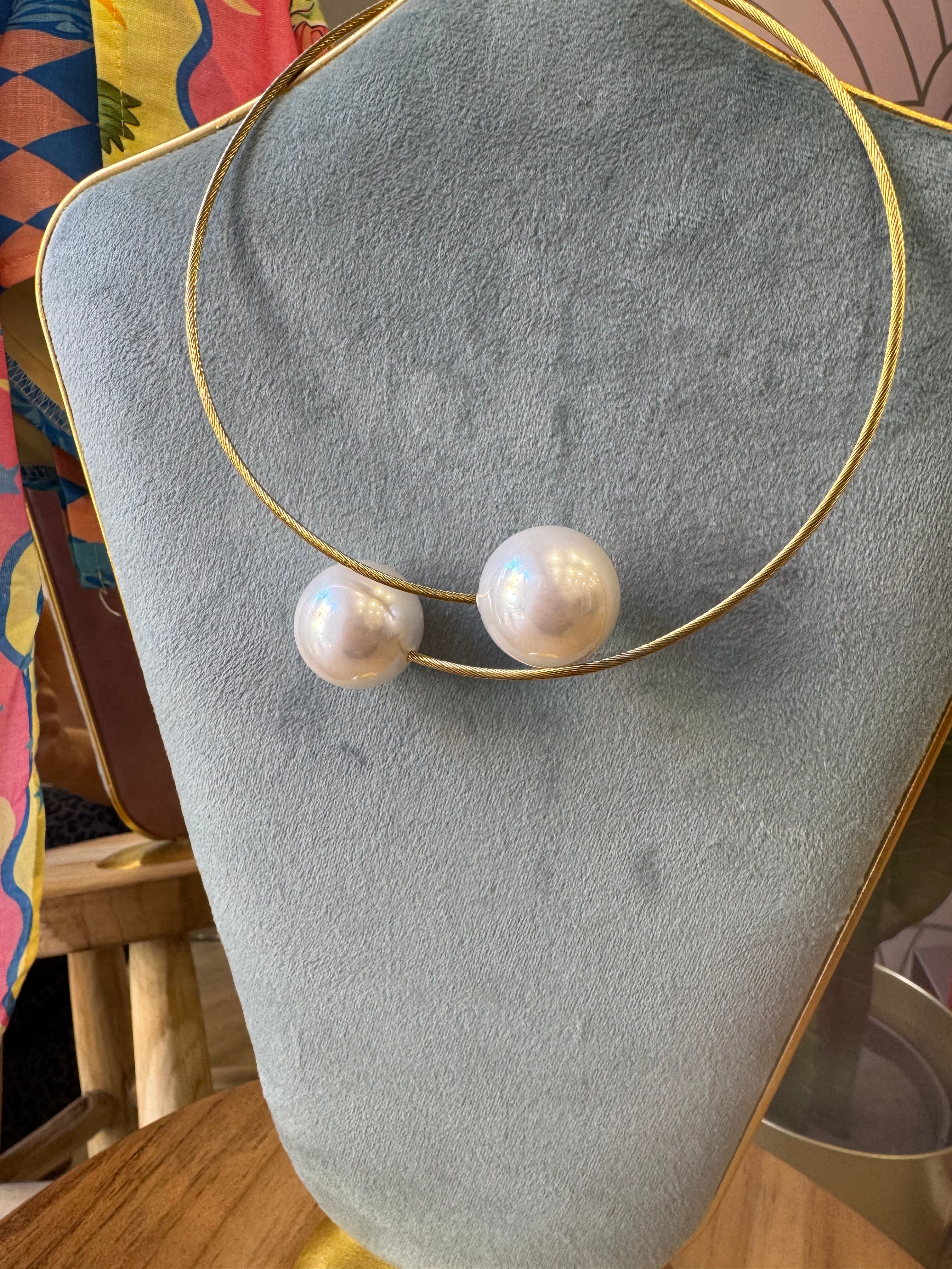 Collana maxi perle