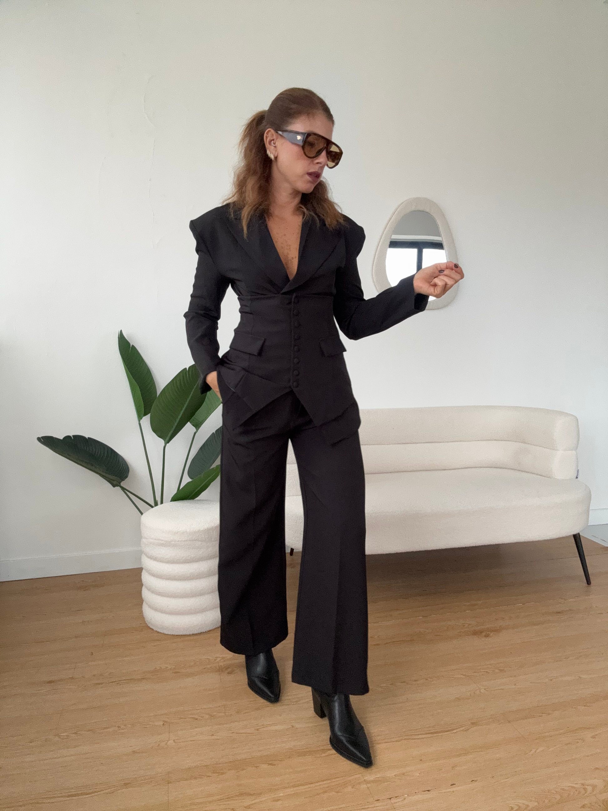 Tailleur con corpetto