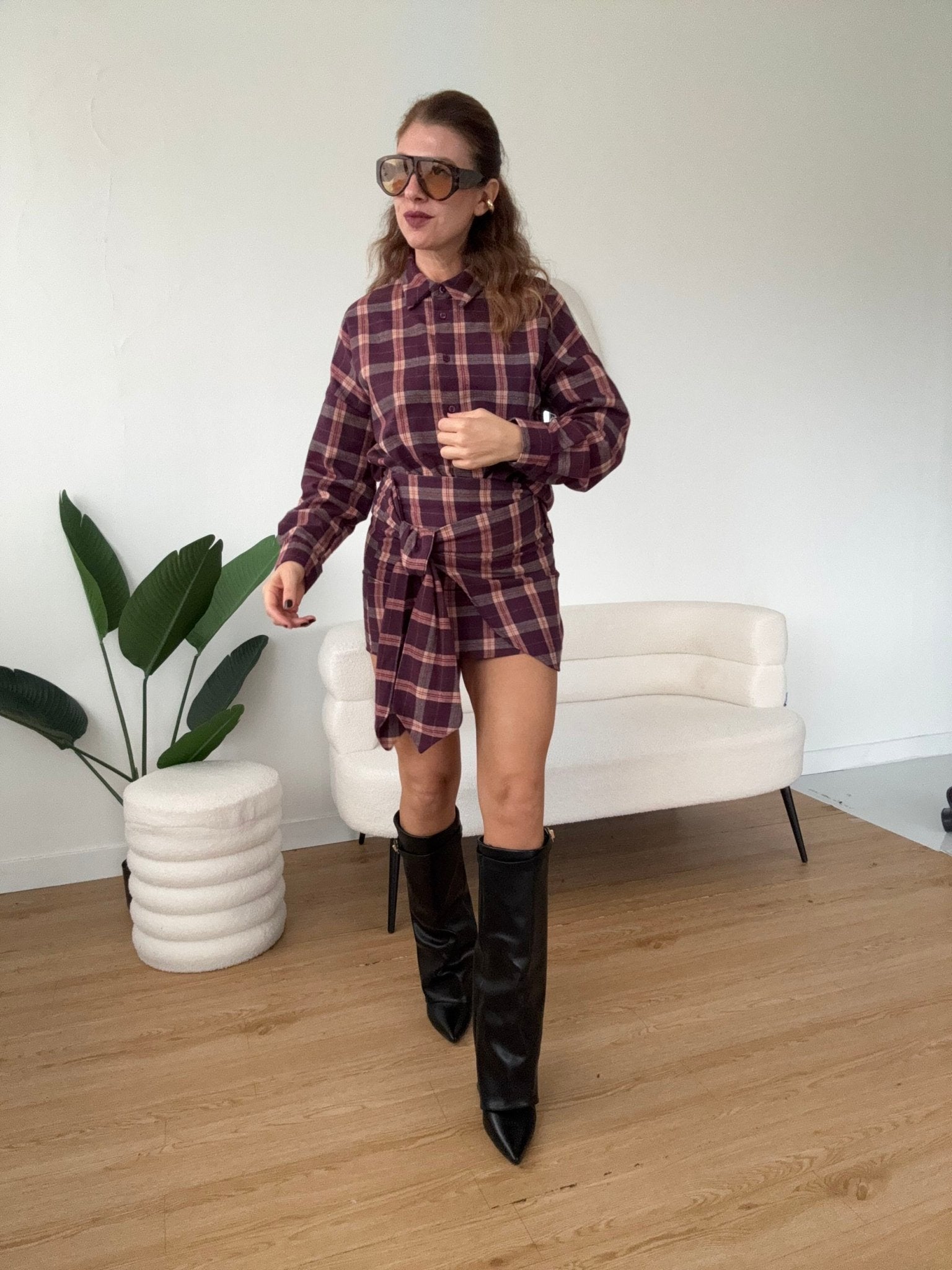 Gonna flanella completo Vicky - G.Glamour
