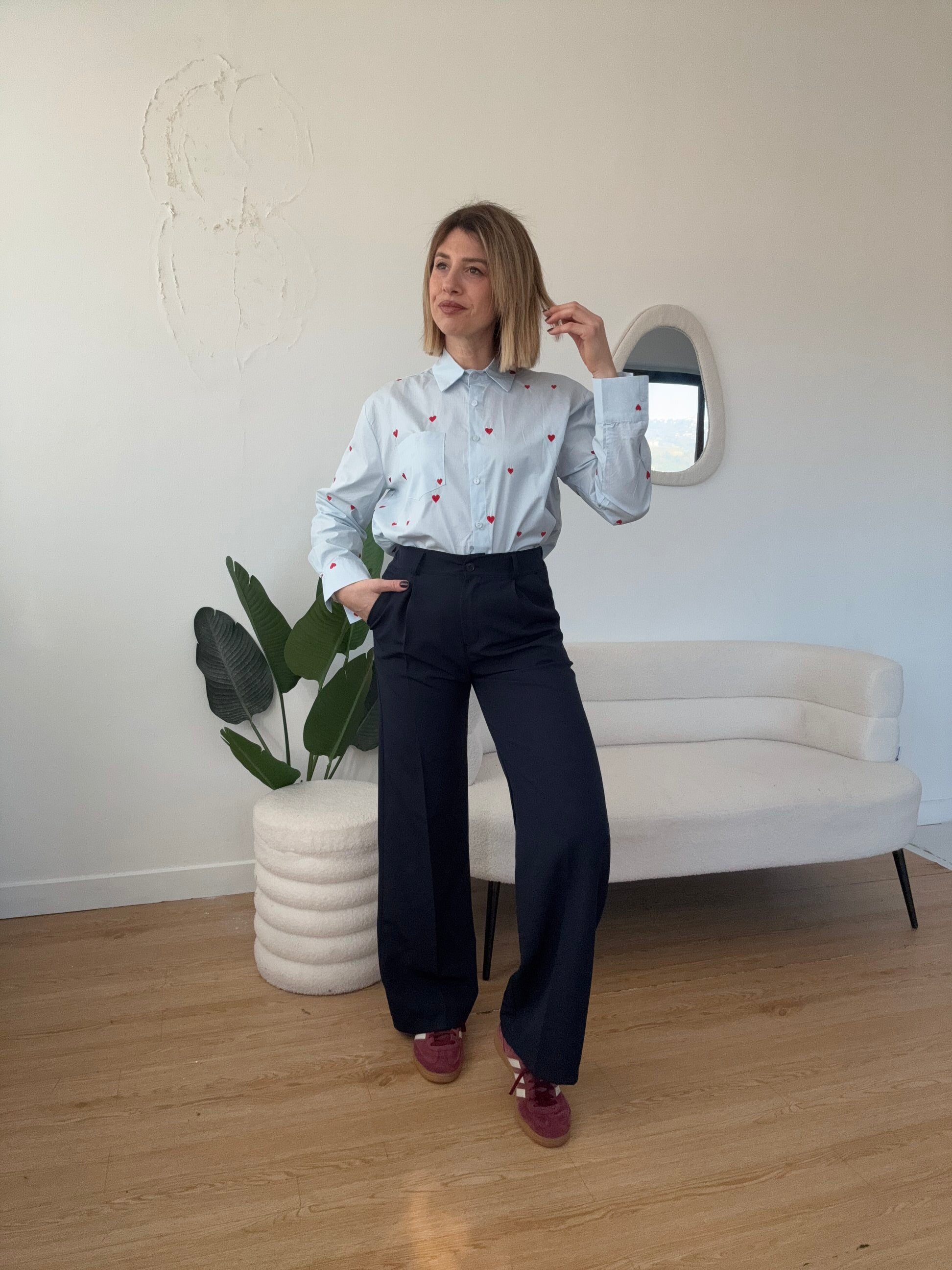 Pantaloni completo monobottone gglal