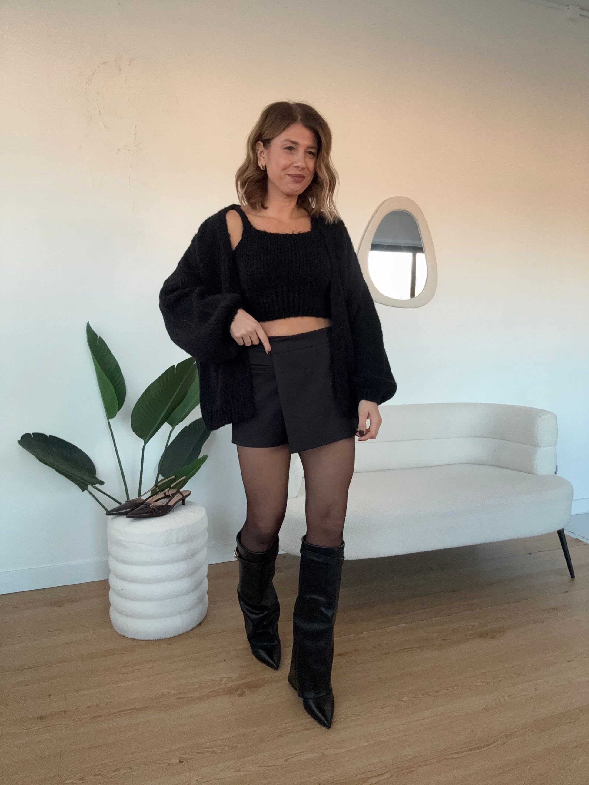 Twin set canotta e cardigan