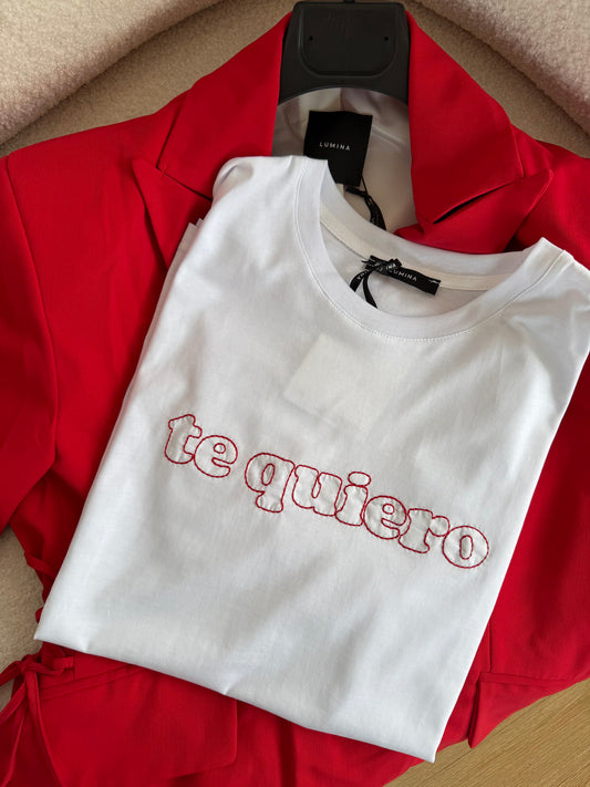 T-shirt " Te quiero" by Lumina