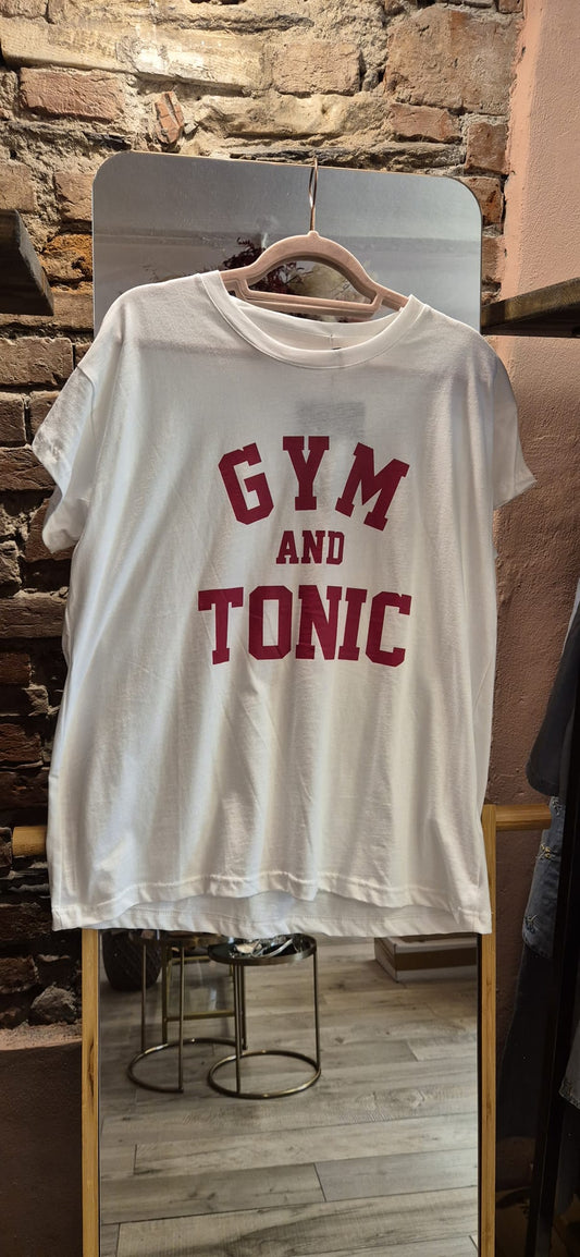 T-shirt gym and tonic