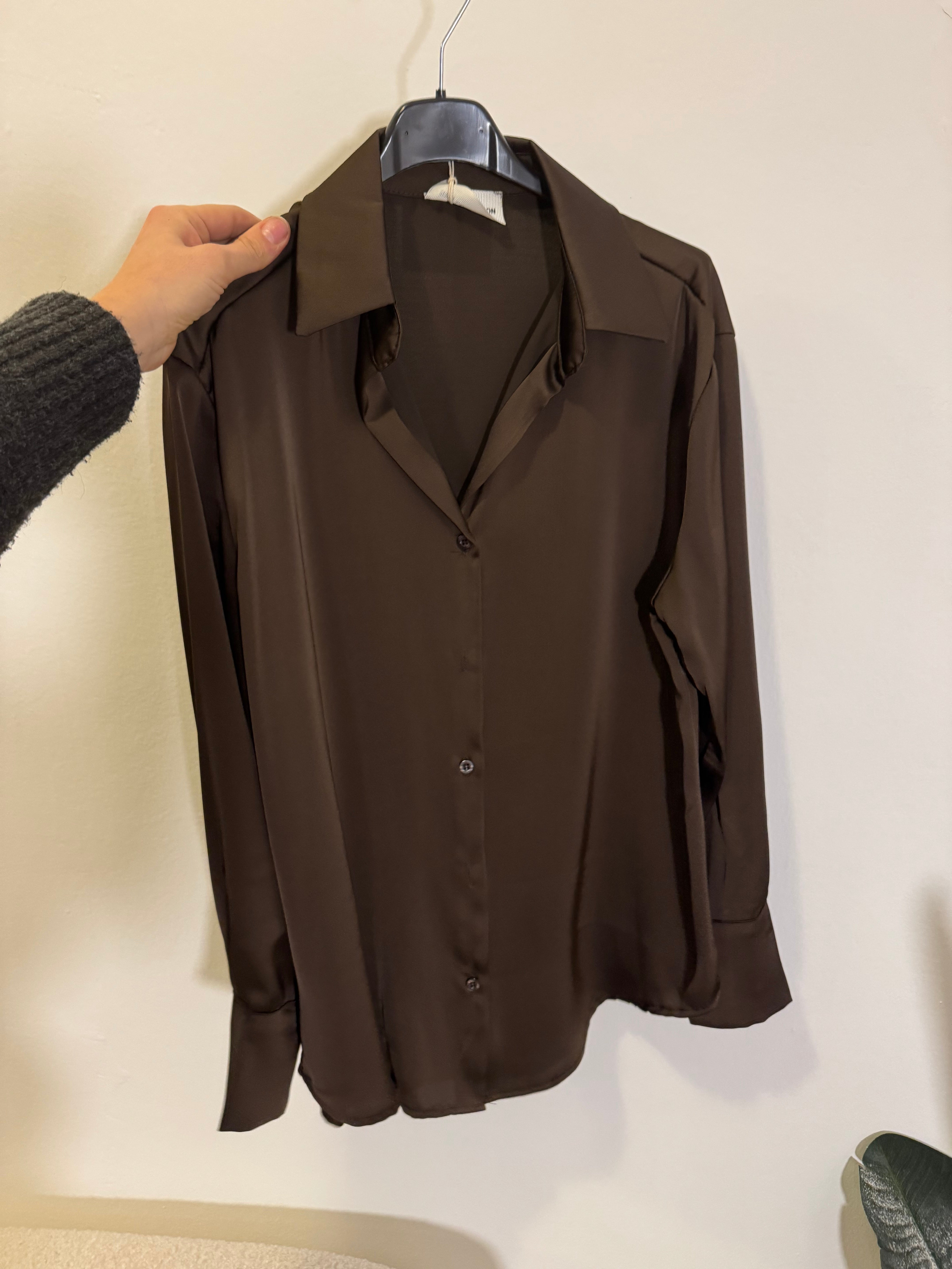 Camicia effetto seta