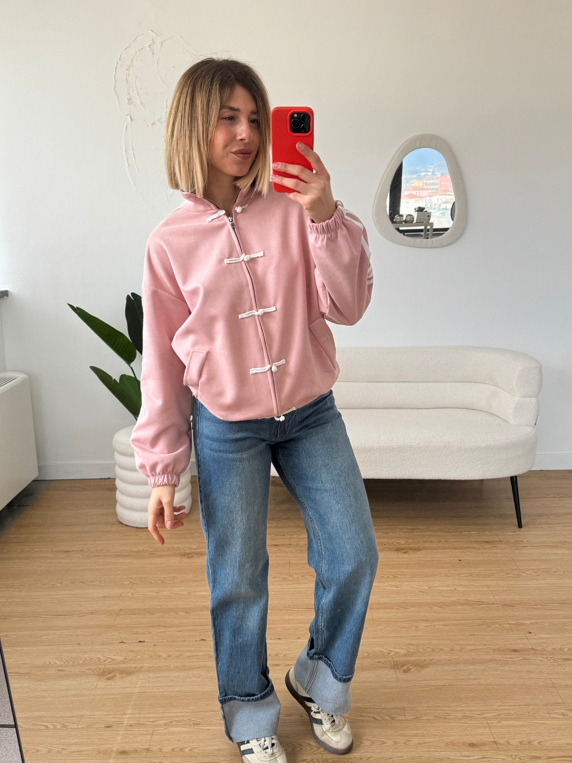 Felpa scamosciata new year