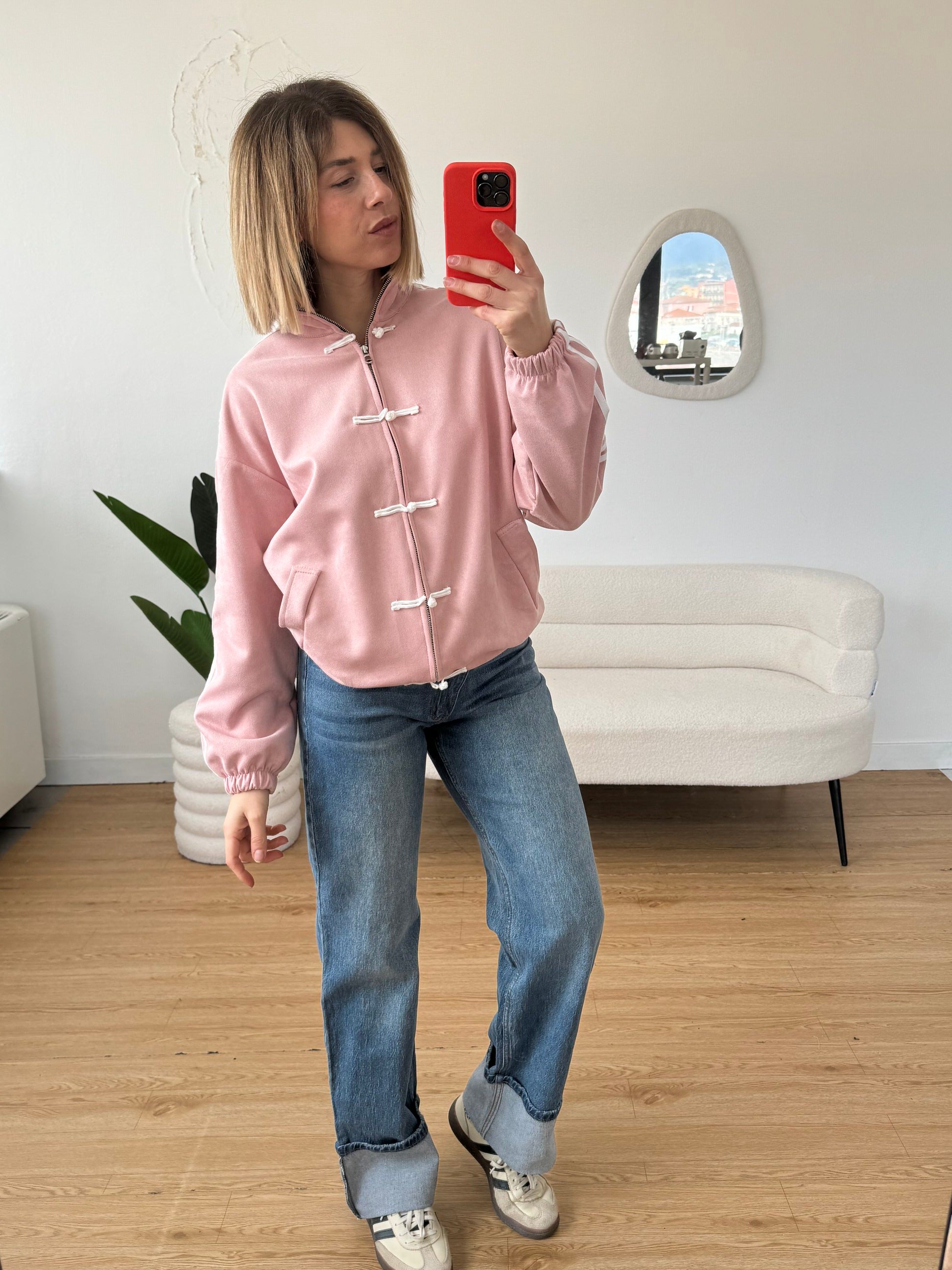 Felpa scamosciata new year