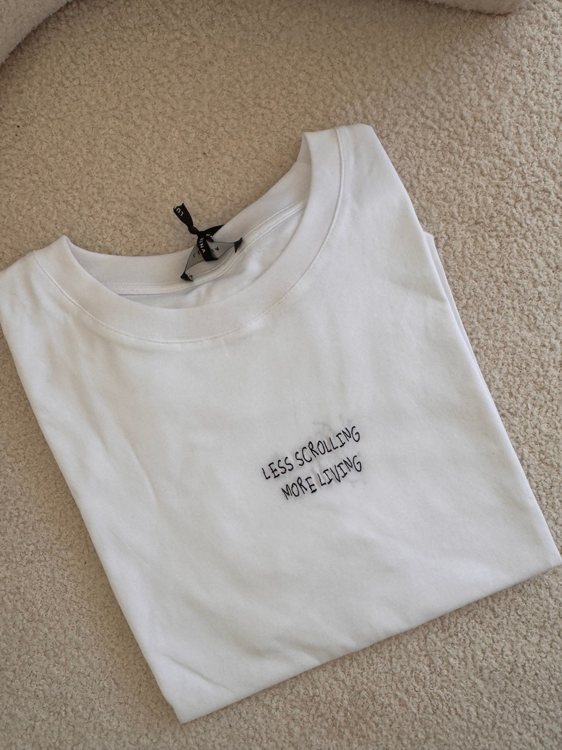 LUMINA-T-shirt "less scrolling"