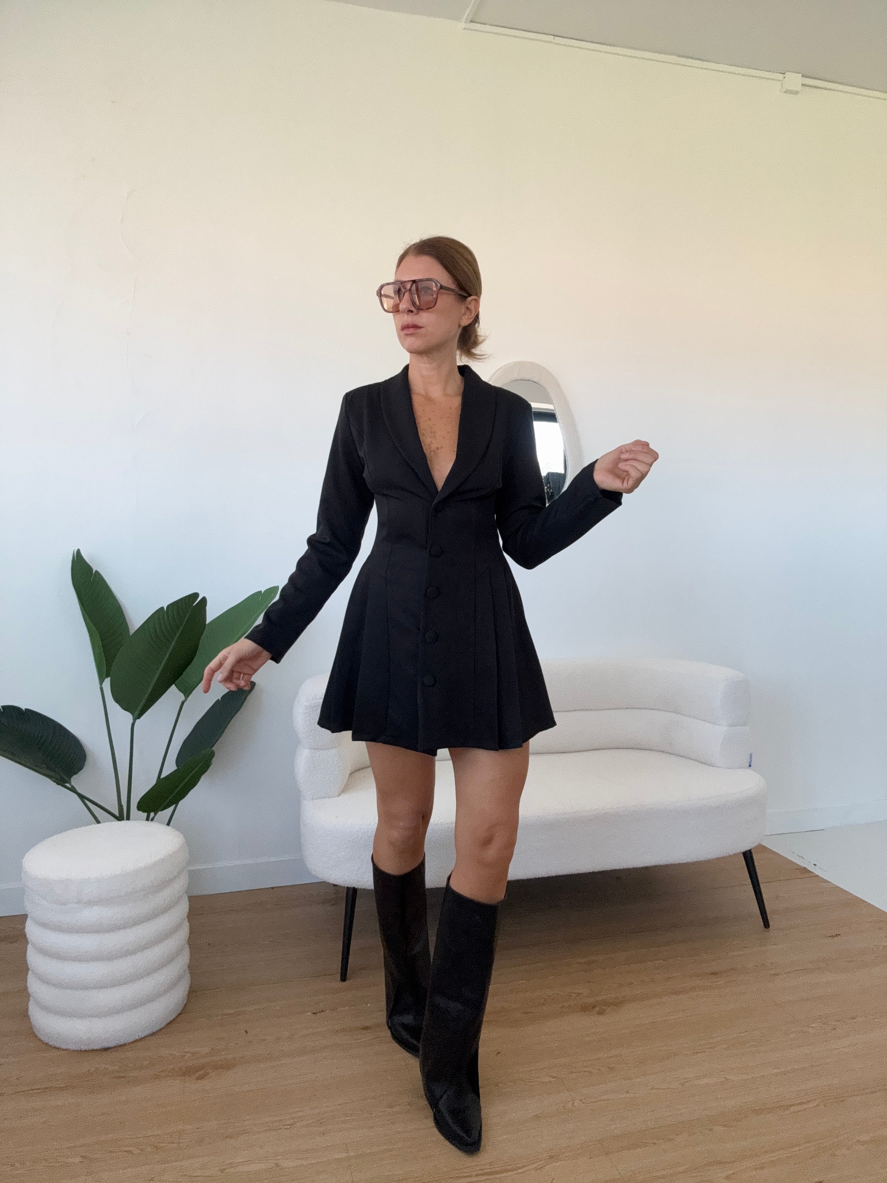 Abito blazer gonna ampia