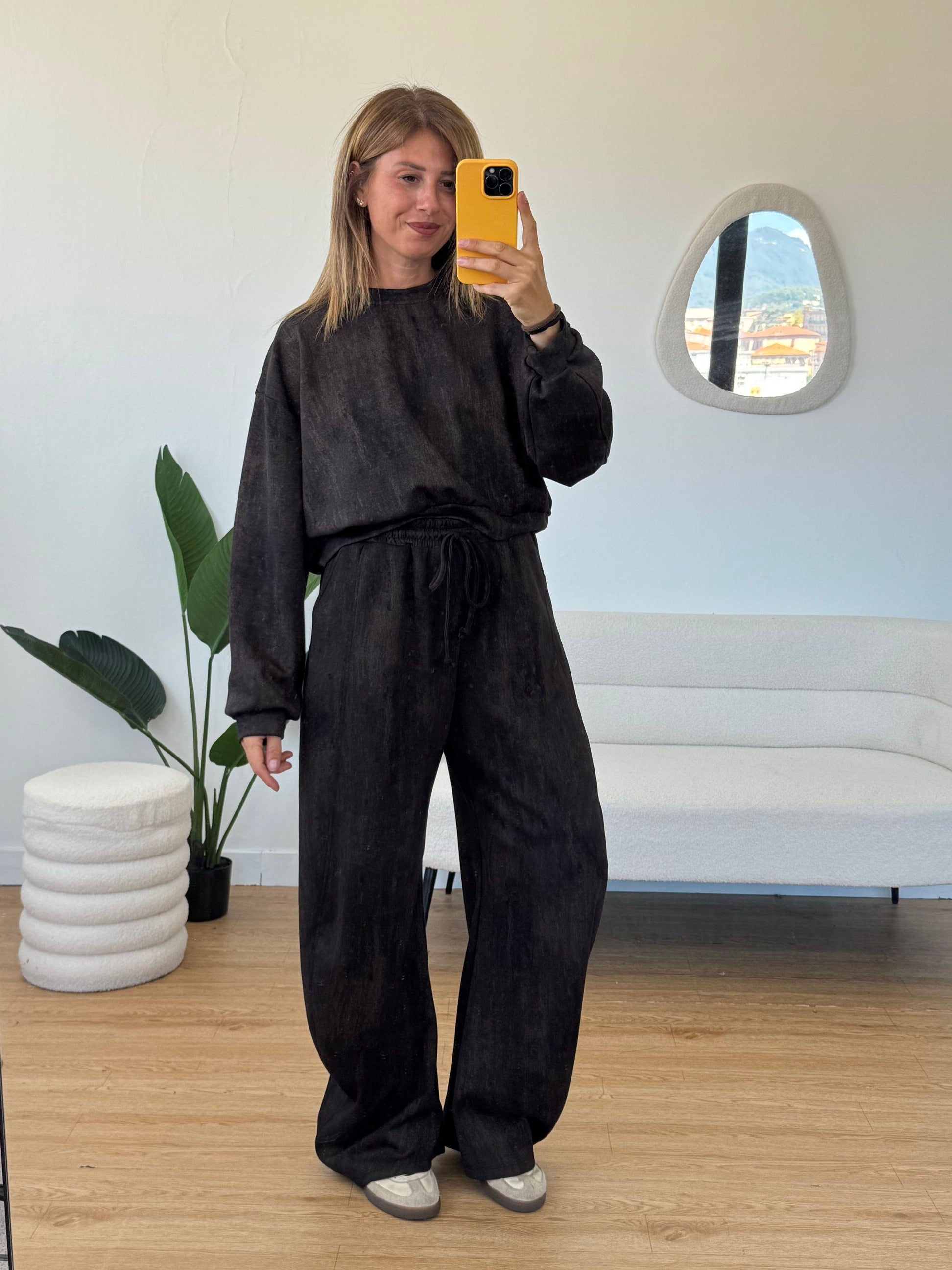 Pantaloni tuta con frange By Lumina