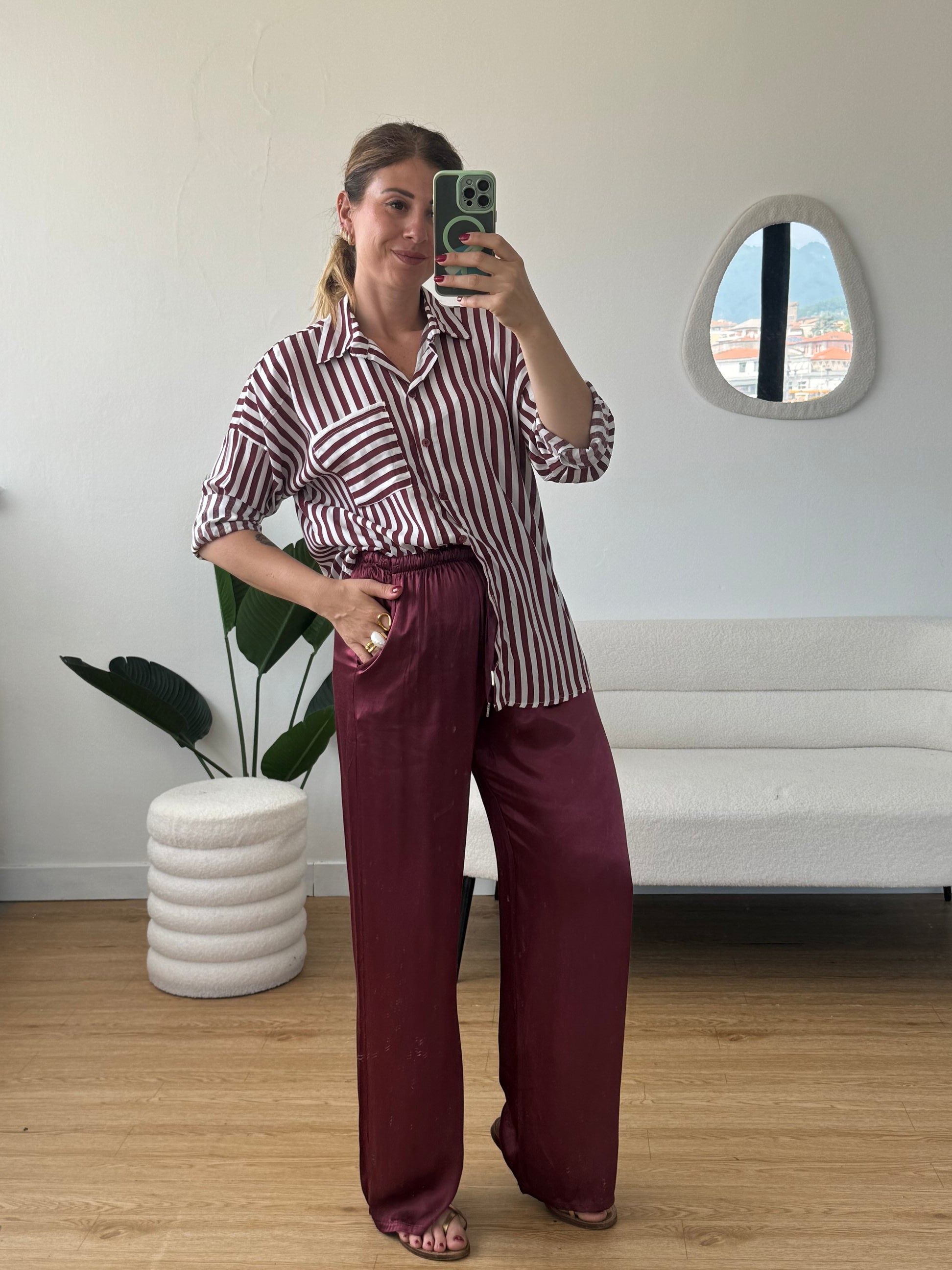 Camicia a righe