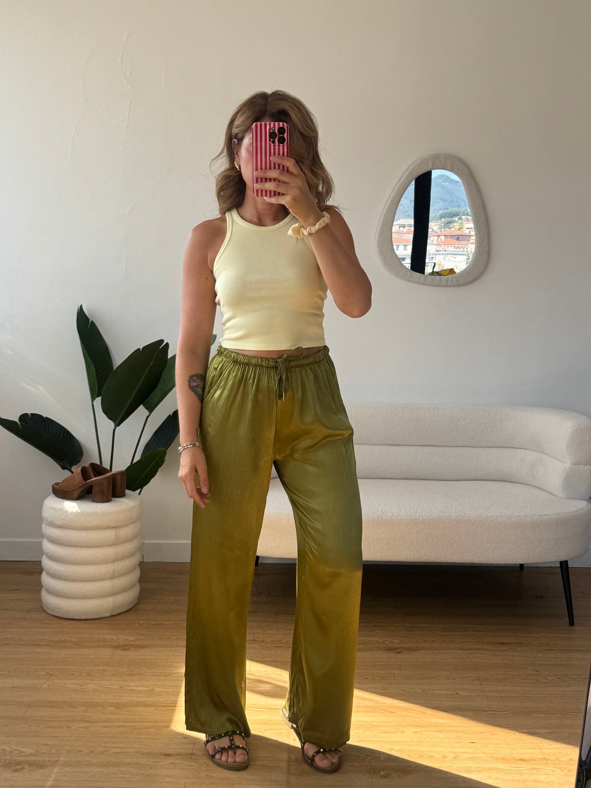 Pantalaccio effetto seta new colors