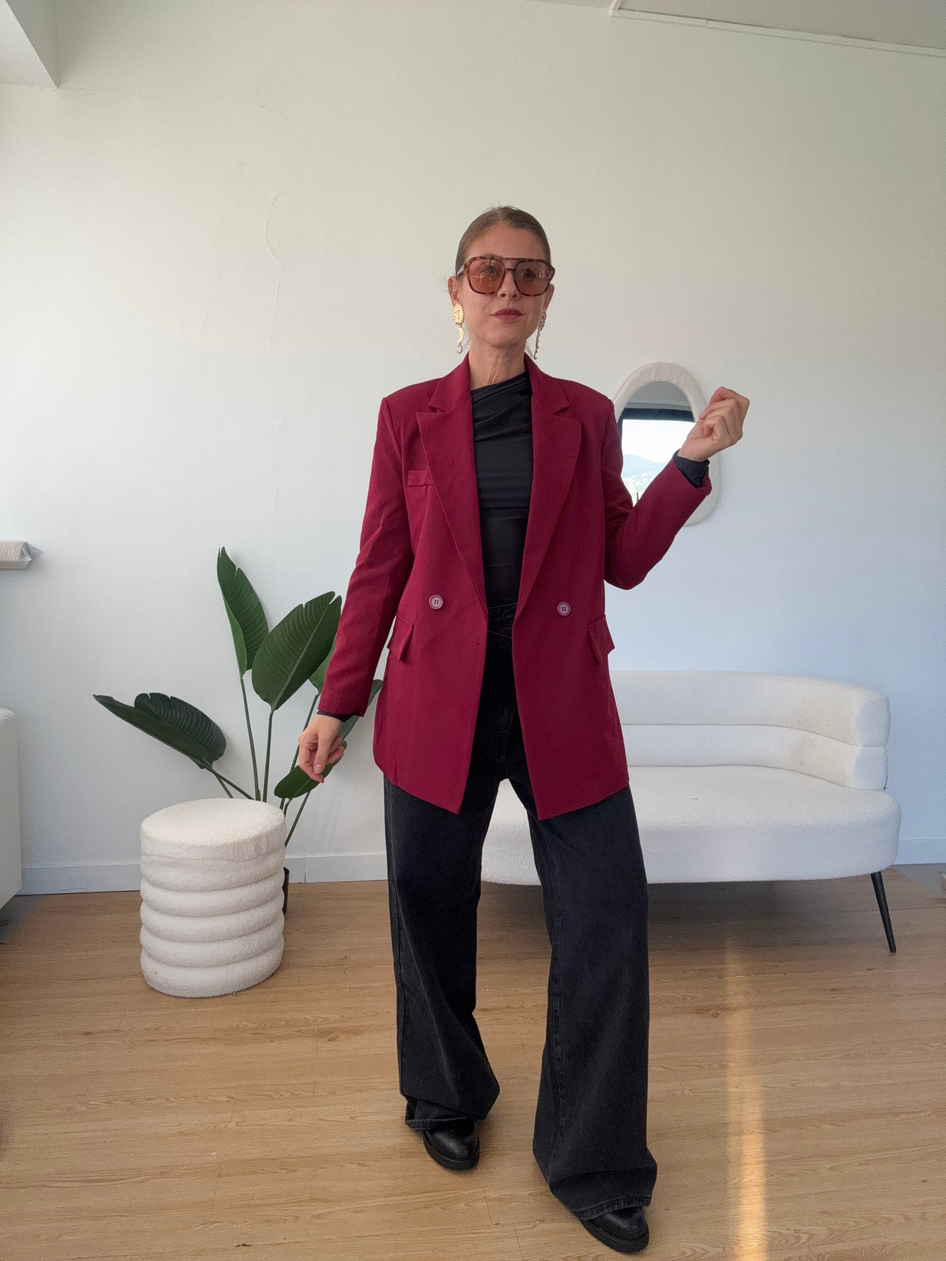 Blazer oversize doppio petto