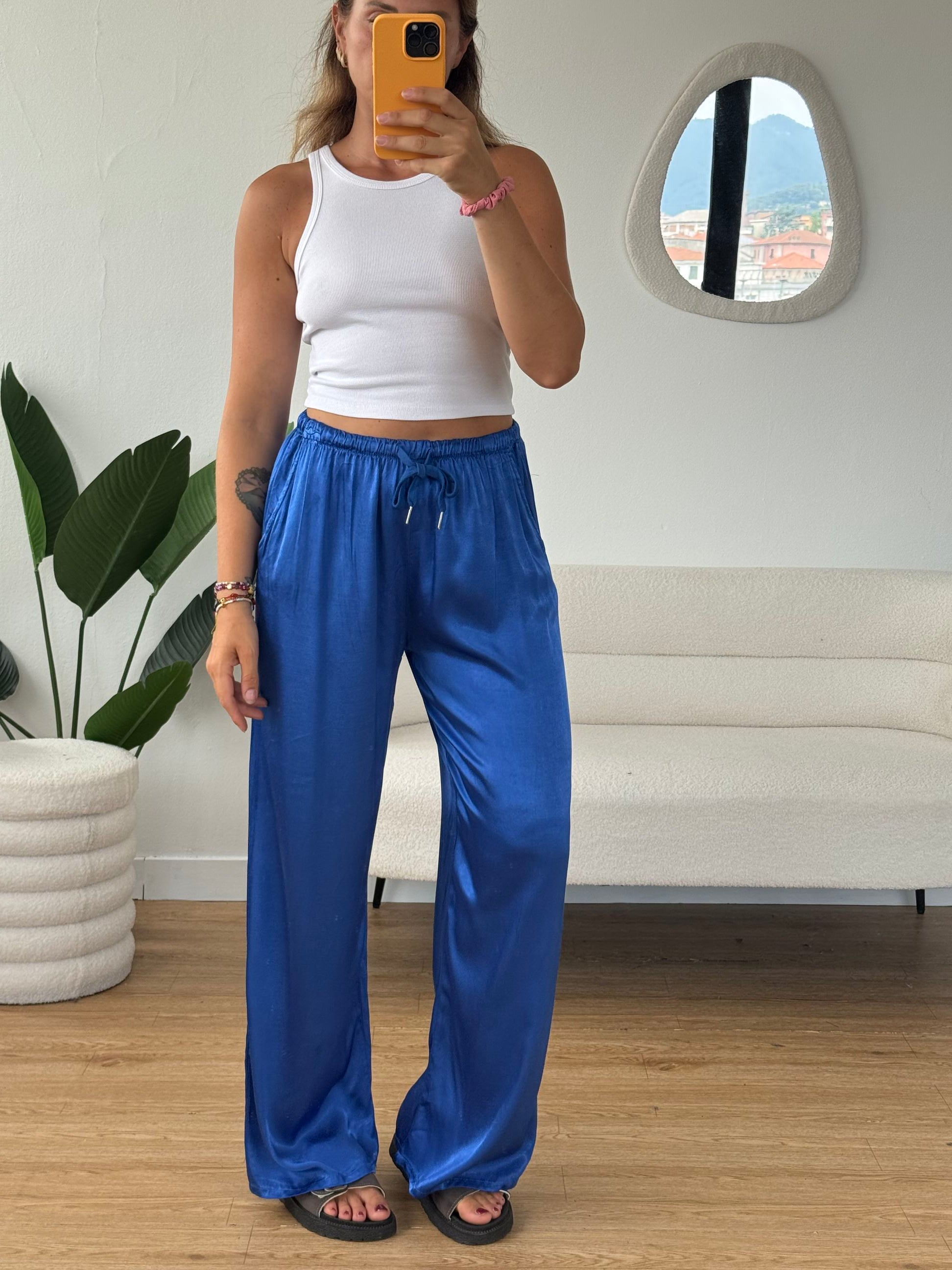 Pantalaccio effetto seta new colors