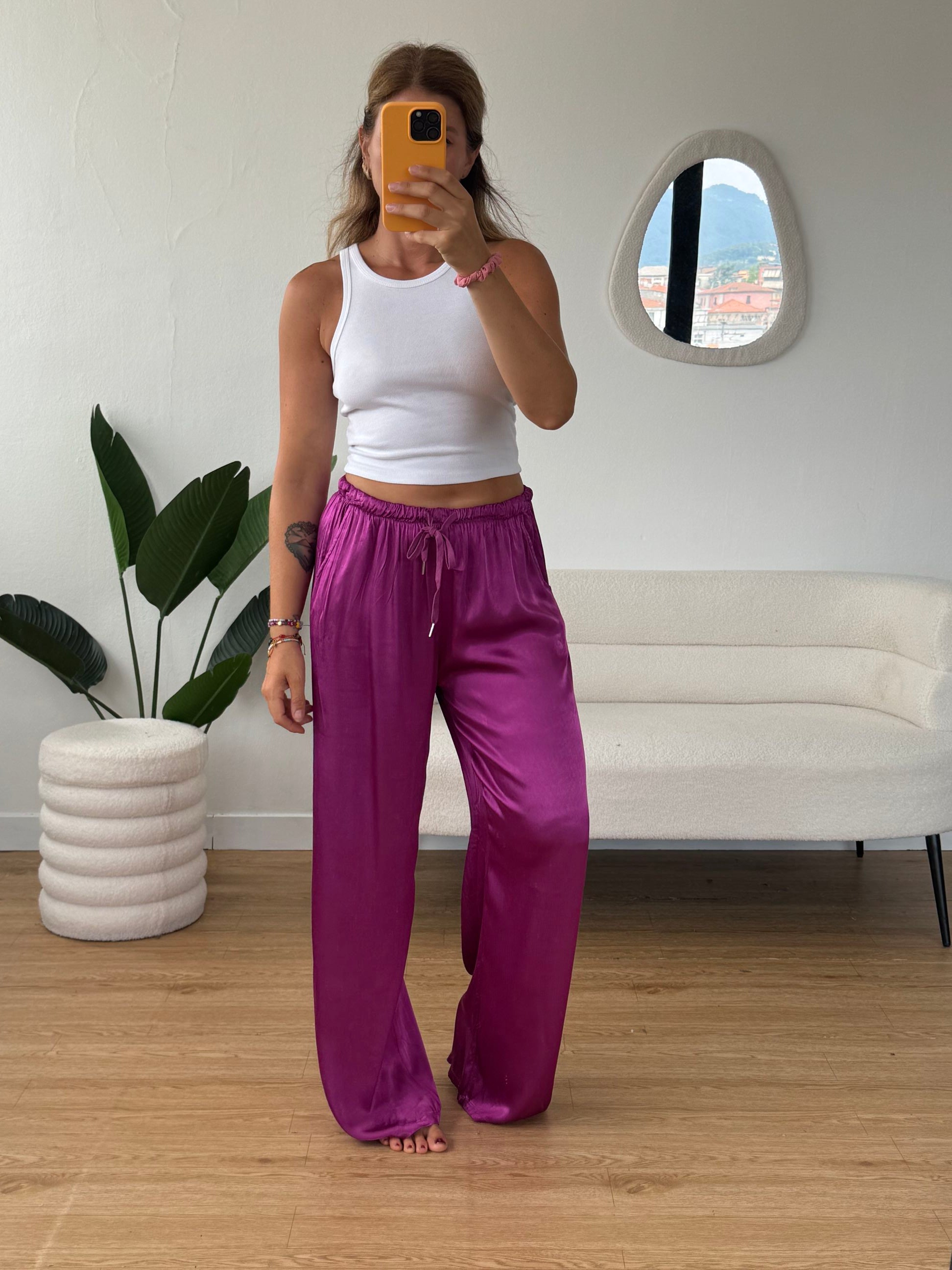 Pantalaccio effetto seta new colors