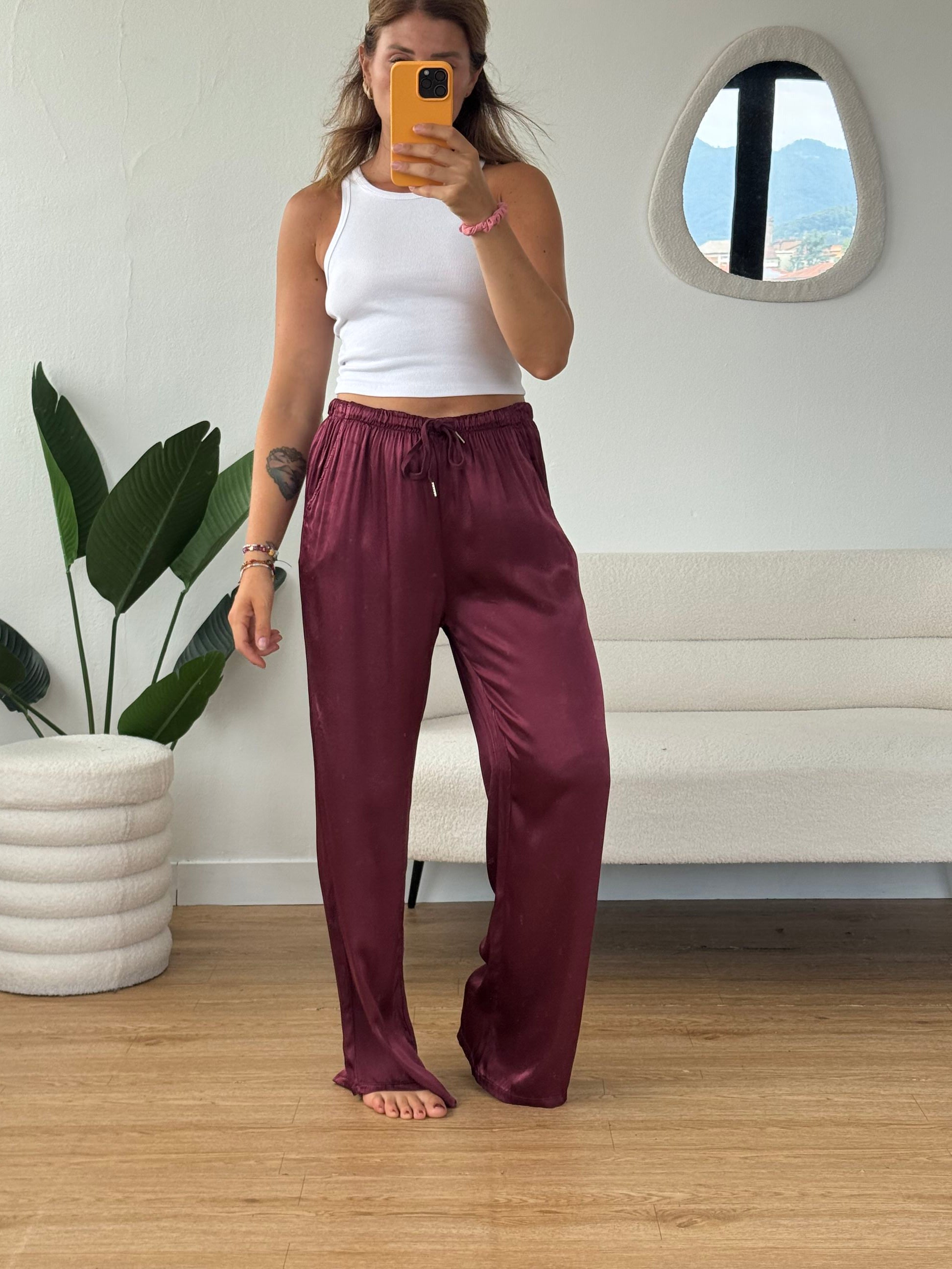 Pantalaccio effetto seta new colors